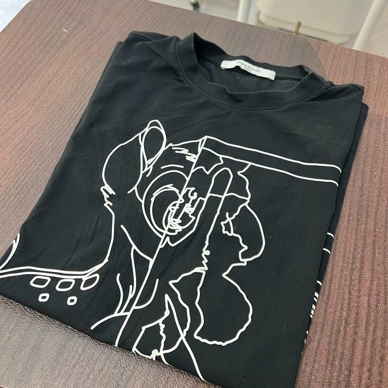 Givenchy Givenchy Sketch Deer T-Shirt Short-sleeve 2506-Nextarrow Size US XXS / EU 40 - 6 Thumbnail