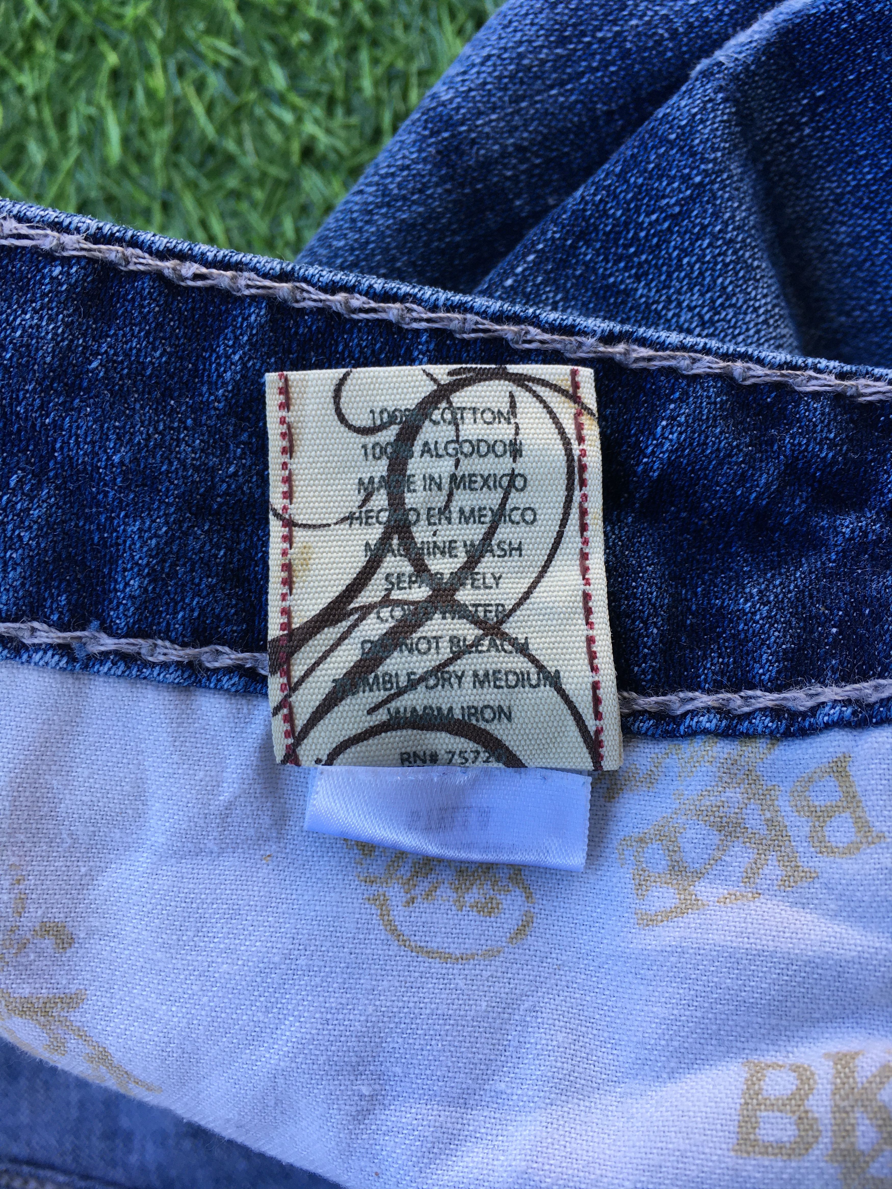 Japanese Brand × Jean Low Rise Distressed Flare Jeans D-1017 Size 28" / US 6 / IT 42 - 11 Thumbnail