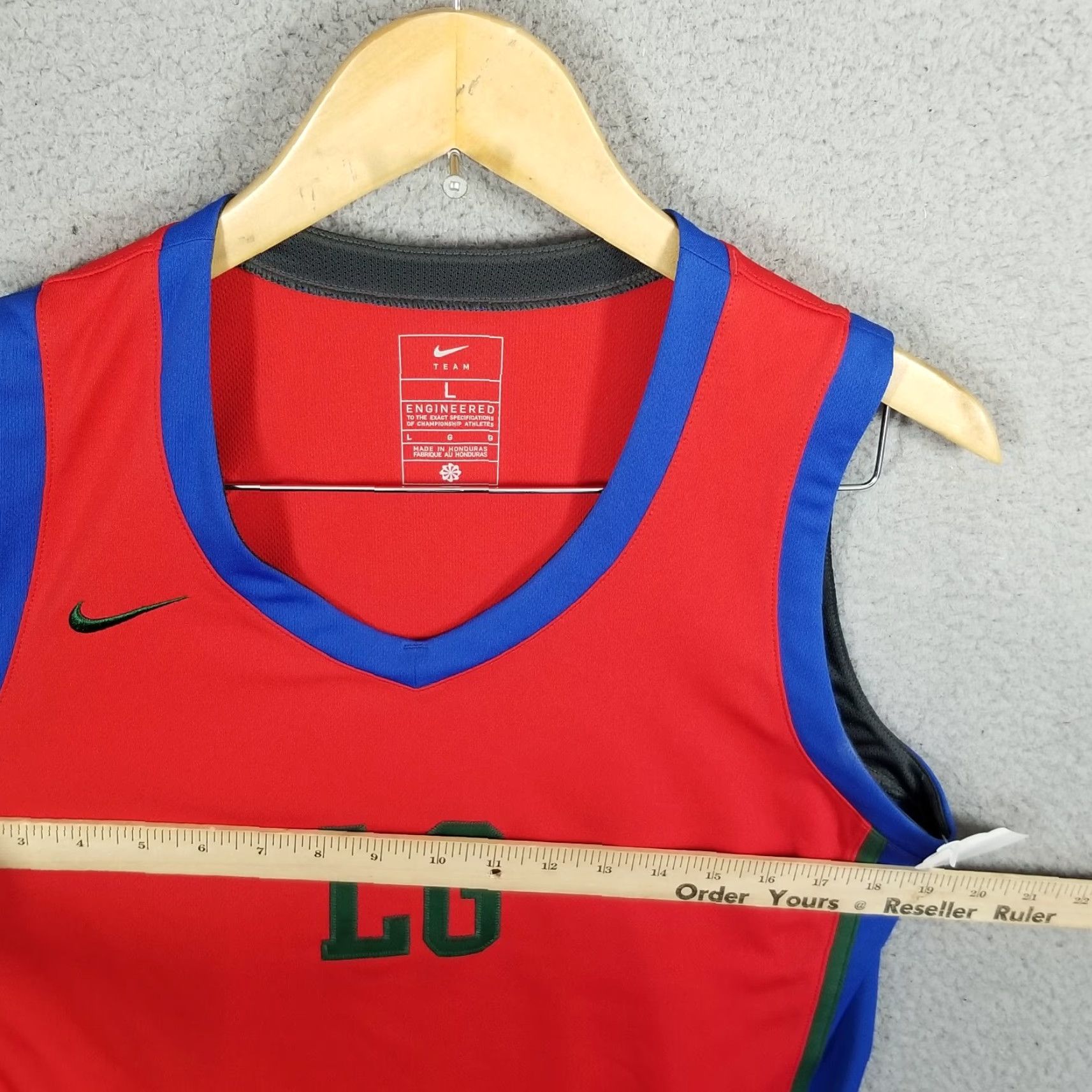 Nike Nike Basketball Jersey Women Large Red Elite Dn5278 Bounce Sewn LG Size L / US 10 / IT 46 - 6 Thumbnail