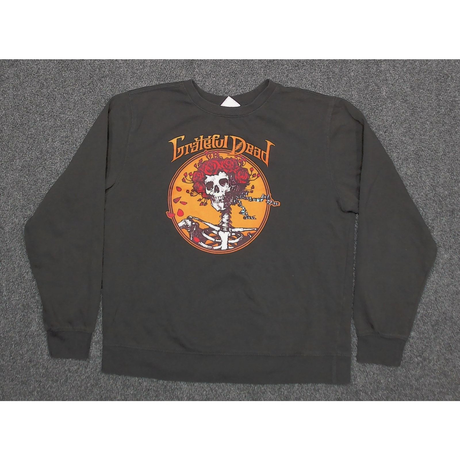 Grateful Dead Grateful Dead 2021 Bertha Boxy Cropped Sweatshirt Dark Gray Size L / US 10 / IT 46 - 2 Thumbnail