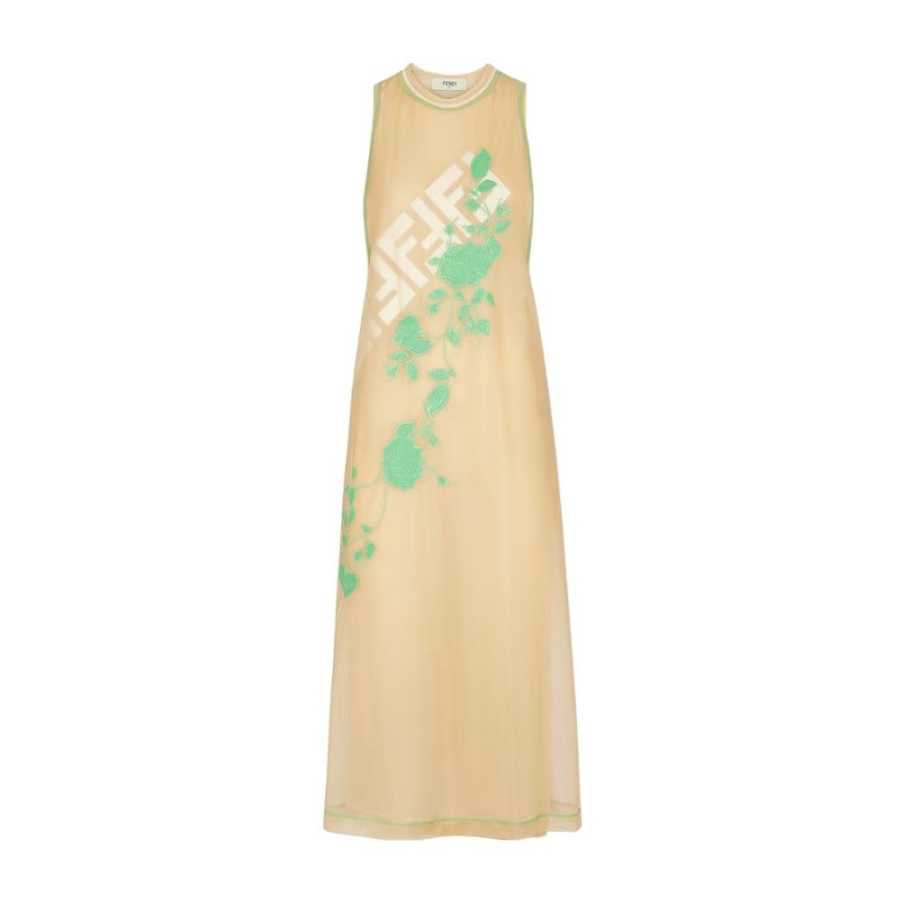 Fendi o1loc1c0824 Dress in Green Size XL / US 12-14 / IT 48-50 - 1 Preview
