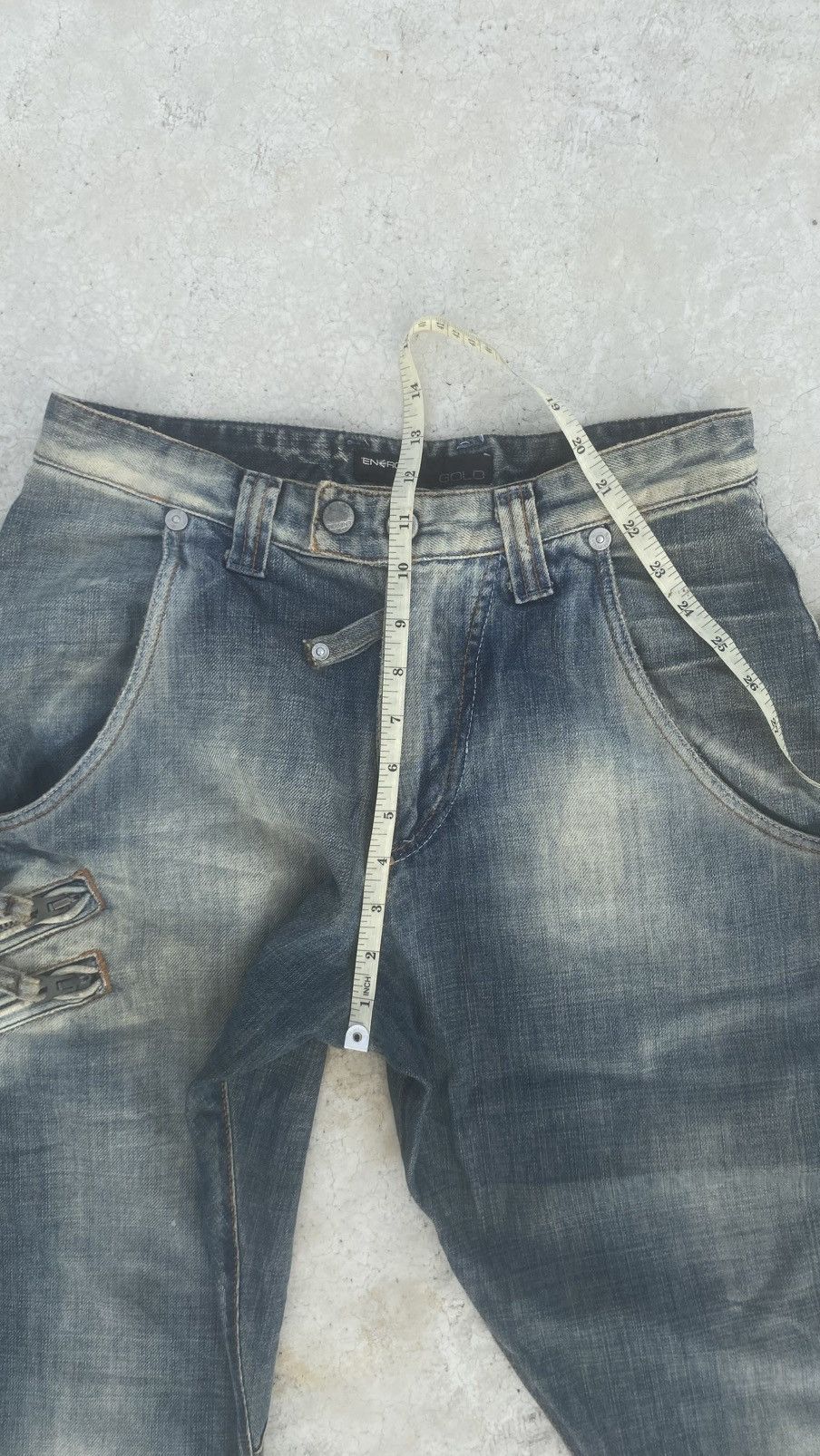 Energie Y2K Distressed MultiZip Energie x Sixty Denim Size US 29 - 15 Thumbnail