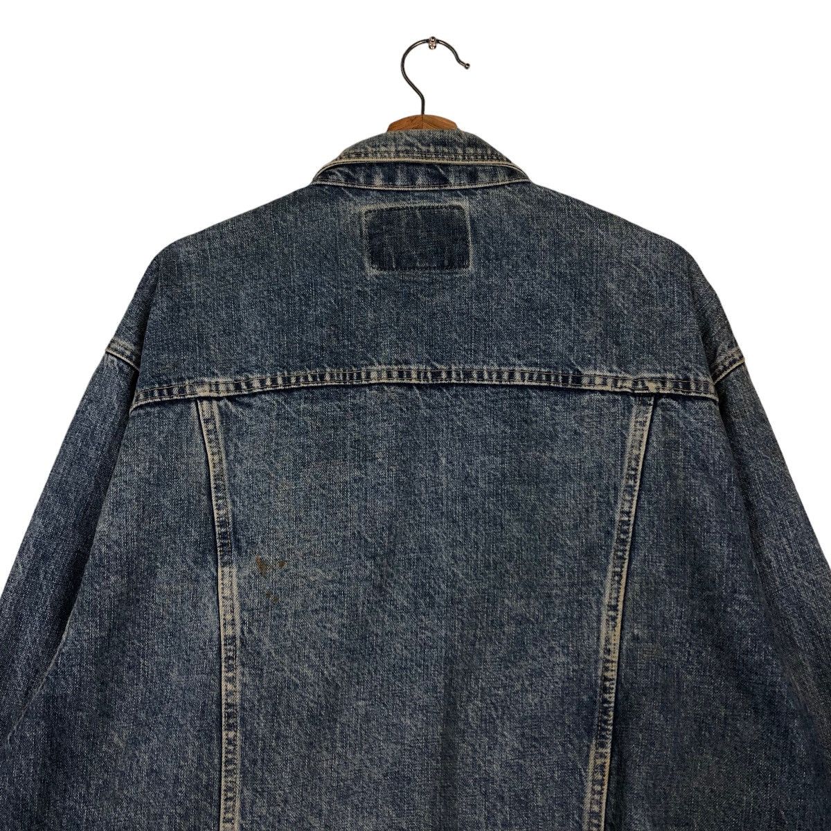 Japanese Brand 🔥Vintage Trucker Denim Biker Jacket Inspire Toyo Enterprise Size US M / EU 48-50 / 2 - 9 Thumbnail