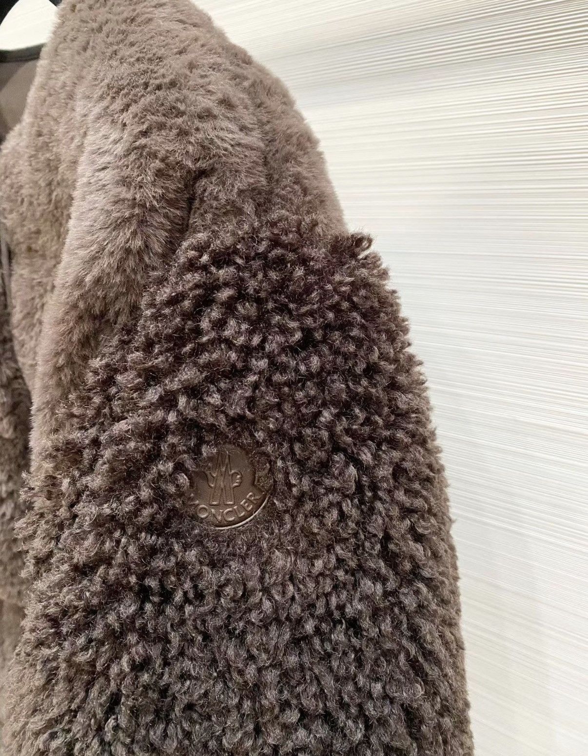 Moncler Moncler Dark Brown Teddy Faux Rabbit Fur Down Jacket J33 Size XS / US 0-2 / IT 36-38 - 4 Thumbnail