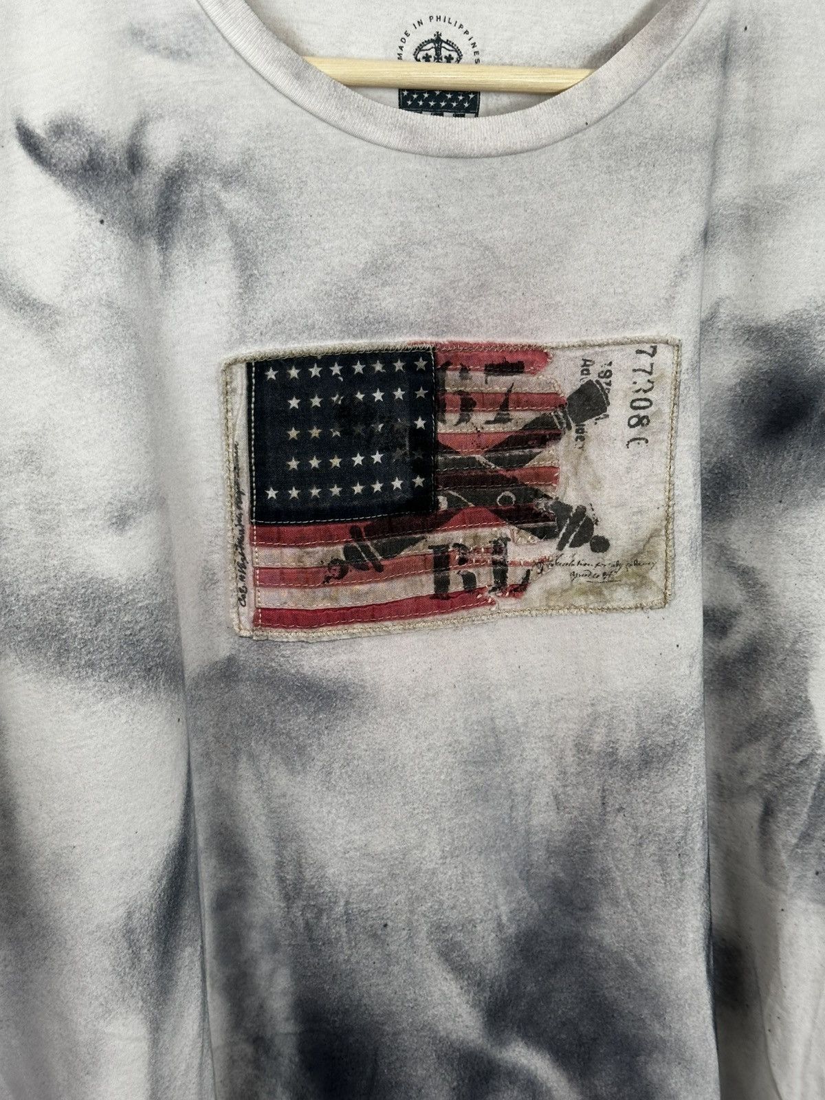 Polo Ralph Lauren VINTAGE Y2K POLO RALPH LAUREN USA FLAG TEE CUSTOM Size US XL / EU 56 / 4 - 5 Thumbnail