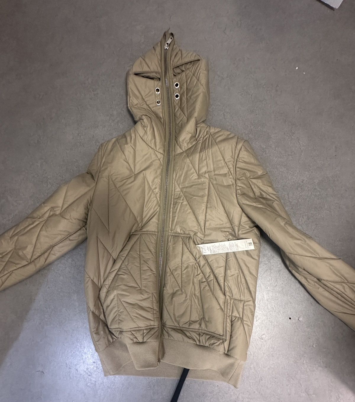 Rick Owens Drkshdw Rick Owens Drkshdw Nylon Gimp Jacket In Pale Green Size US M / EU 48-50 / 2 - 1 Thumbnail