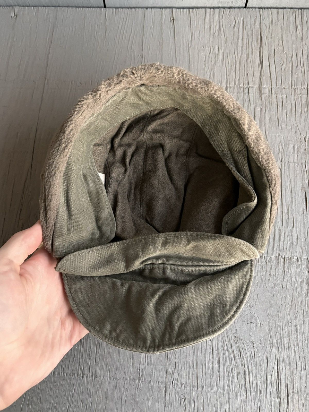 Vintage 80s Vintage German Army Hat Ushanka Trapper Pilot Flap Polar Size ONE SIZE - 10 Thumbnail