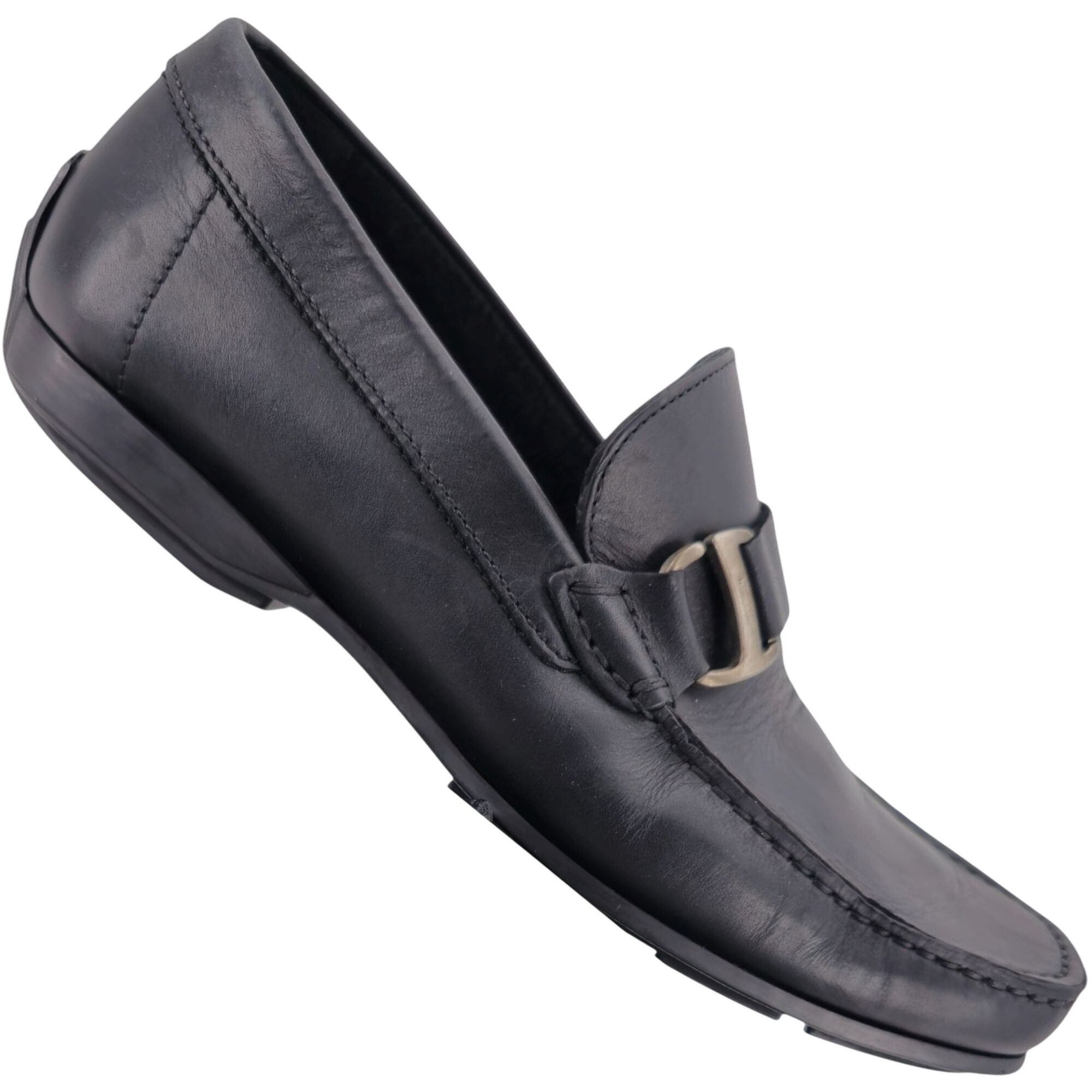 Salvatore Ferragamo Salvatore Ferragamo Italy Mens 6.5EE Black Calf Dress Shoes Size US 6.5 / EU 39-40 - 1 Thumbnail