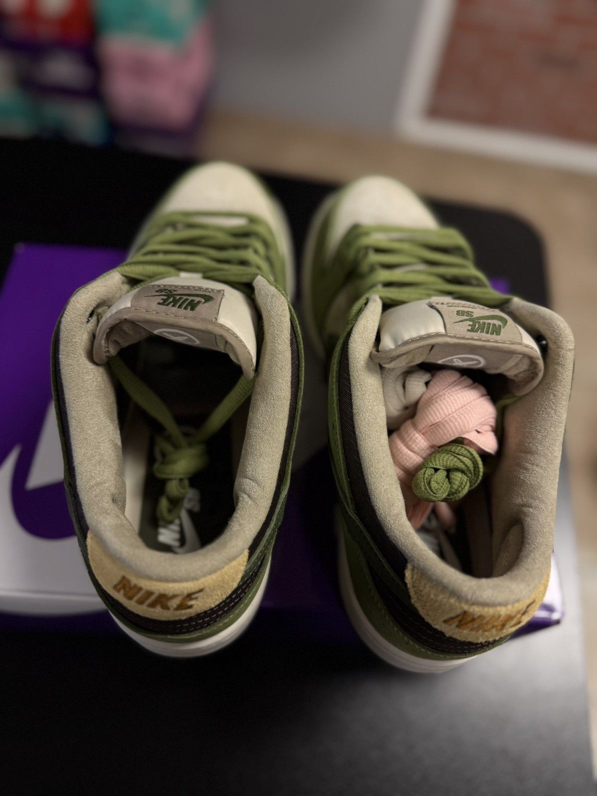 Nike Nike Dunk Low Yuto Horigome Matcha Size 11 (NEW) Size US 11 / EU 44 - 4 Thumbnail