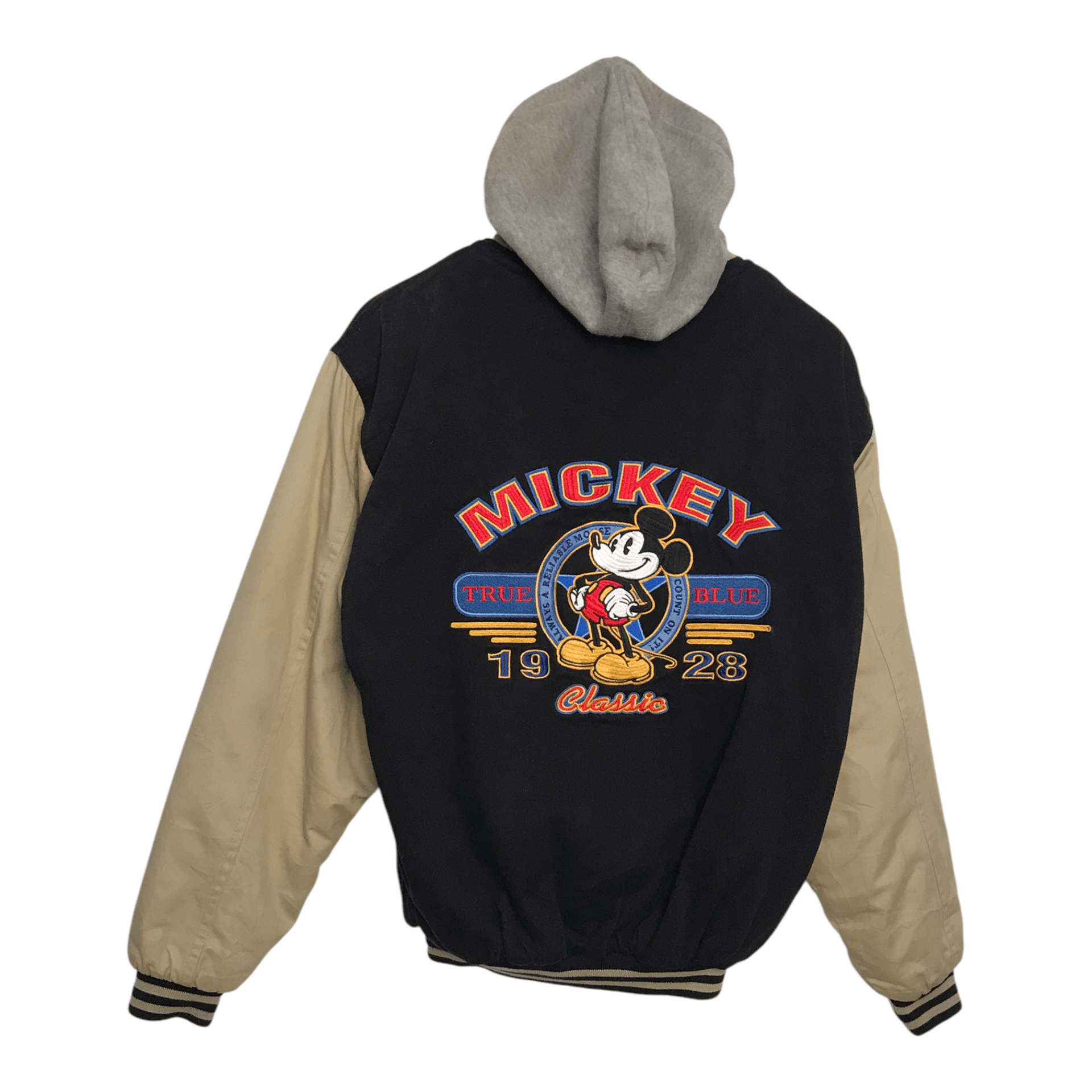 Cartoon Network × Disney × Mickey Mouse Vintage Mickey Mouse Embroidered Black Hoodie Jacket Size US M / EU 48-50 / 2 - 1 Thumbnail