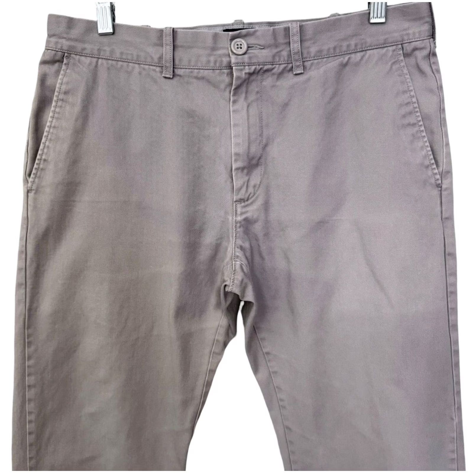 J.Crew J.Crew The Driggs Flat-Front Chino Pants Gray Men 32X32 Casual Preppy Golf Work Shirt/Pants Size US 32 / EU 48 - 5 Thumbnail