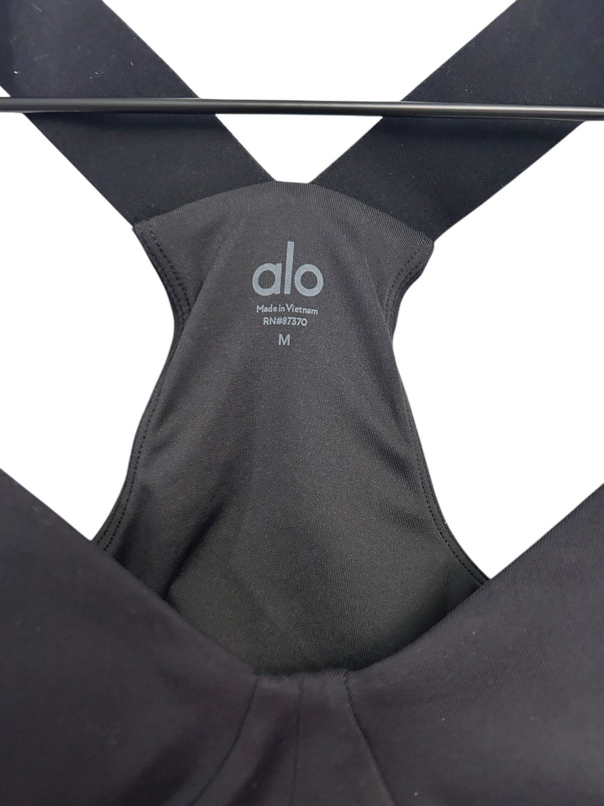 Alo Yoga Alo Yoga Airbrush Rev It Up Bra Black Size M NWT Authentic Size M / US 6-8 / IT 42-44 - 6 Thumbnail