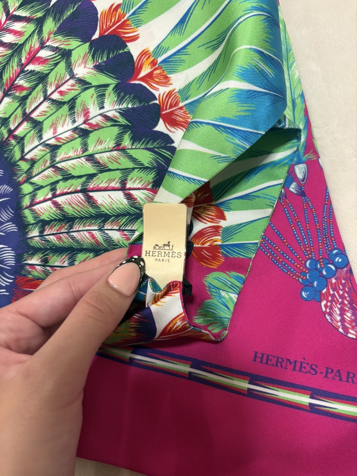 Hermes Hermes maxi twilly- brazil Size ONE SIZE - 2 Thumbnail