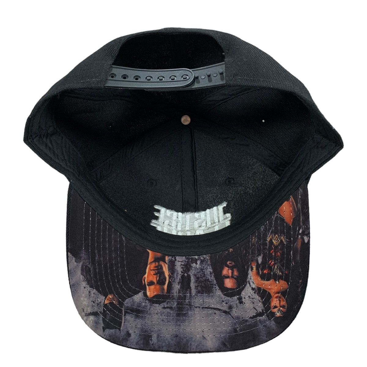 DC Comics Justice League Black Character Brim Adjustable Snapback Hat Size ONE SIZE - 4 Thumbnail