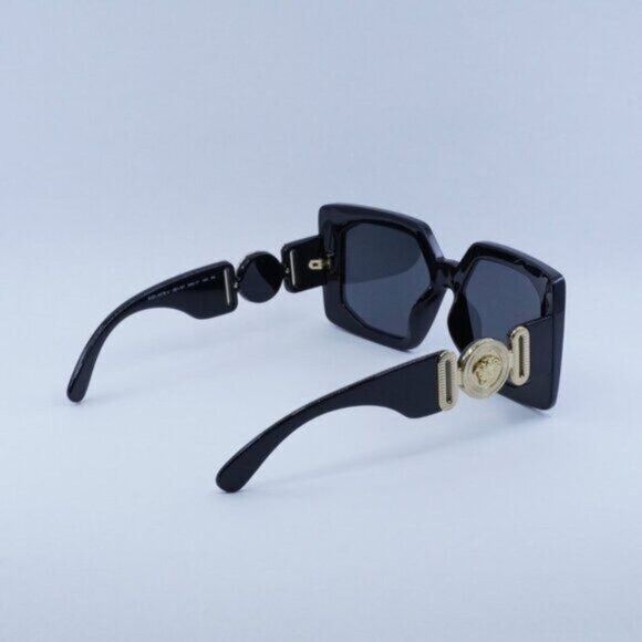 Versace Versace VE4478U GB1/87 Sunglasses Square Black Frame Size ONE SIZE - 7 Thumbnail