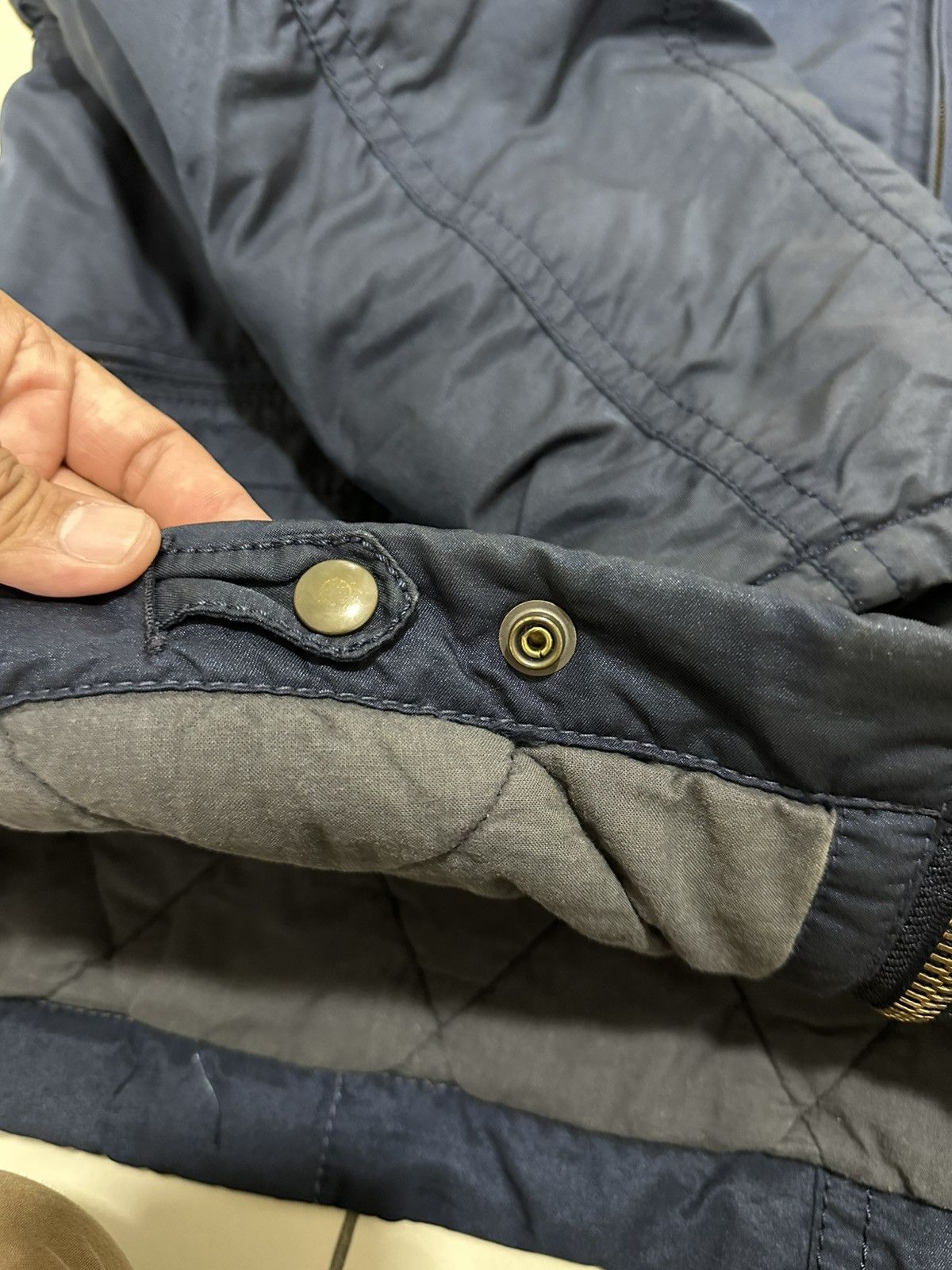 Giorgio Armani Vintage 80’s Armani Jeans Padded Jacket Oversized Blue Power Size US M / EU 48-50 / 2 - 11 Thumbnail