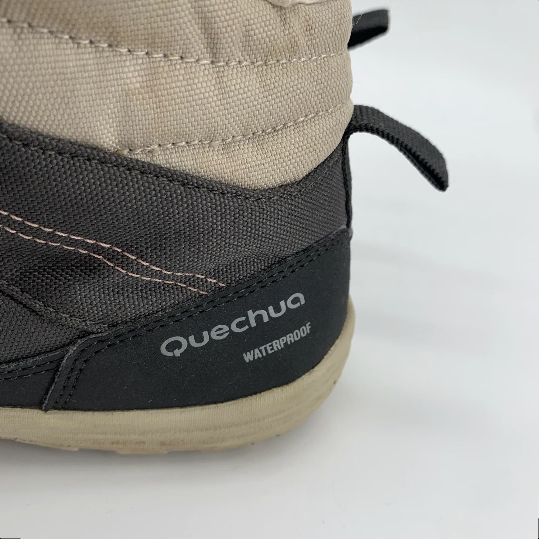 Vintage Quechua SH100 Warm Mid Snow Boots Womens Gray Waterproof Faux Fur Ankle Size 7.5 Size US 8 / IT 38 - 4 Thumbnail