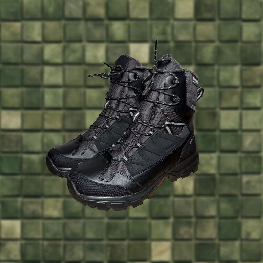 Salomon Salomon Boots Winter Waterproof Black Men's Size 8 Thinsulate Chalten TS CSWP Size US 8 / EU 41 - 1 Thumbnail