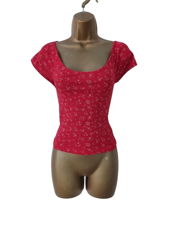 Vintage Vintage off the shoulder top Size M / US 6-8 / IT 42-44 - 1 Thumbnail
