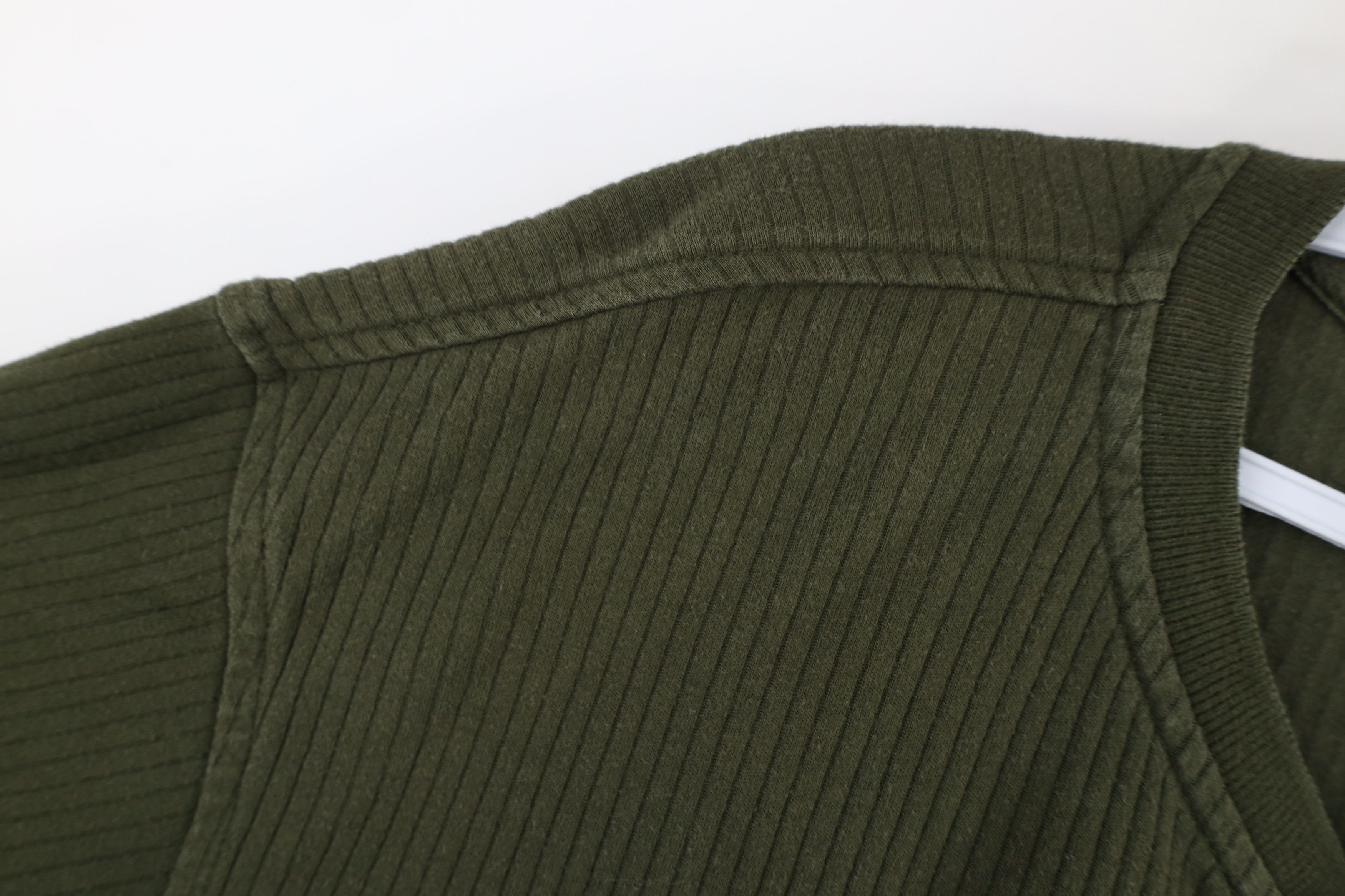 Vintage Vintage 90s Streetwear Ribbed Short Sleeve Henley T-Shirt Size US XXL / EU 58 / 5 - 6 Thumbnail