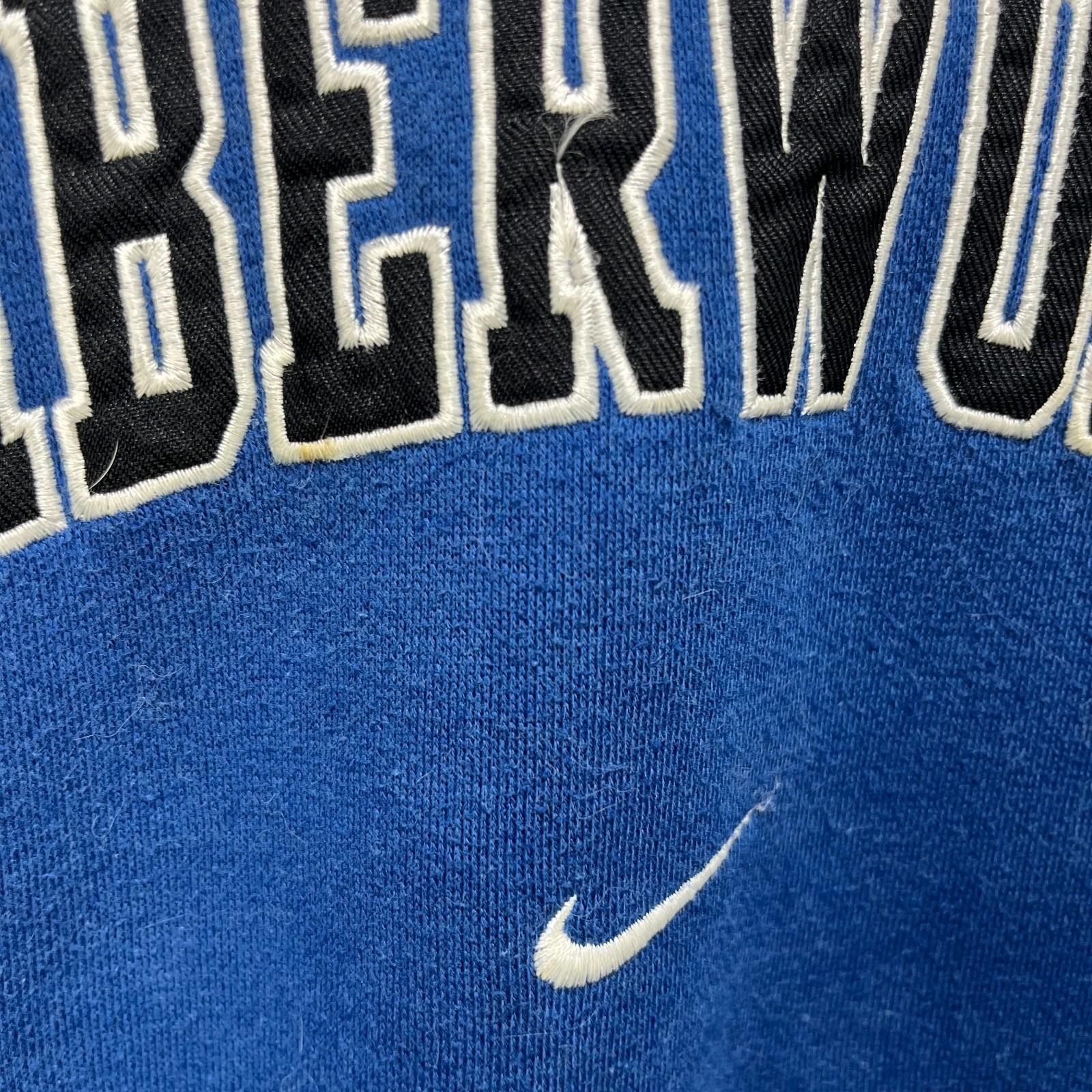 Designer Vintage 90s Nike Minnesota Timberwolves Sweatshirt youth L Size ONE SIZE - 4 Thumbnail