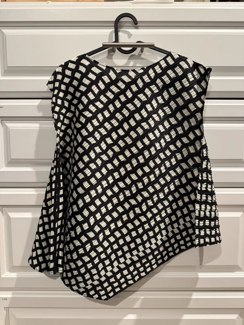 Issey Miyake Issey Miyake size:5 Out-of-print black and white checkered Size M / US 6-8 / IT 42-44 - 3 Thumbnail