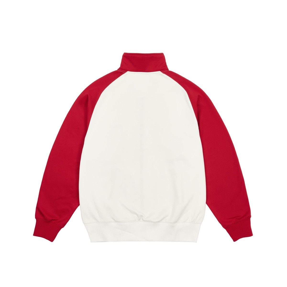 Palace Palace Rib POLYKNIT TRACK JACKET TRUEST RED SOFT WHITE Size Size US XL / EU 56 / 4 - 2 Thumbnail