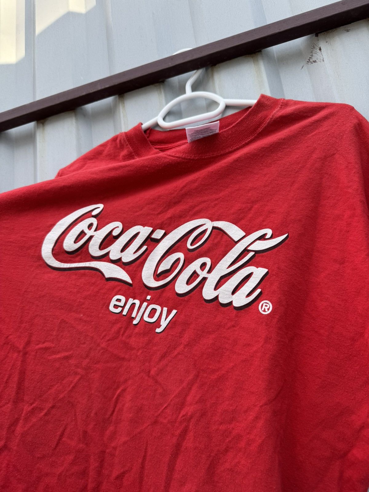 Coca Cola × Vintage 🥤Coca-Cola ScreenStars T-Shirt Size US L / EU 52-54 / 3 - 5 Thumbnail
