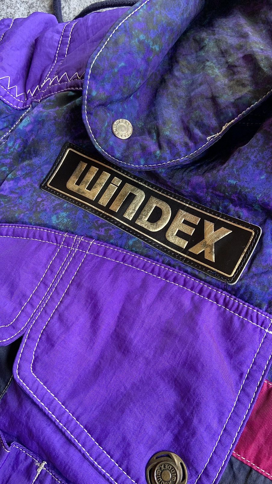 Vintage Vintage Snowboard Windex Colourblock 80s Jacket Size US XXL / EU 58 / 5 - 4 Thumbnail