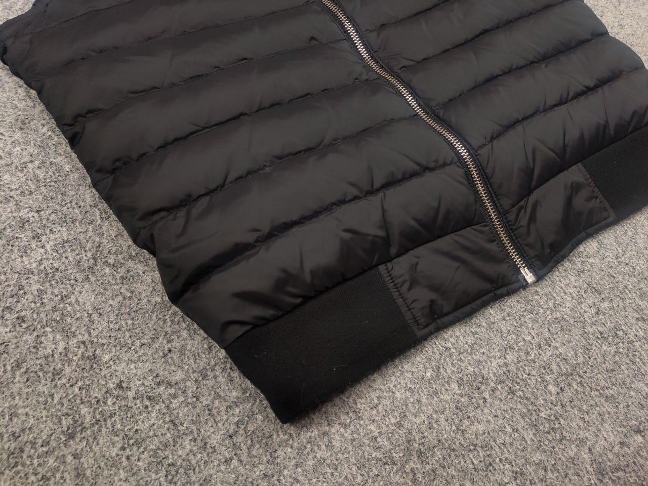 The Kooples The Kooples Design Men's black quilted vest Zip Jacket Size US S / EU 44-46 / 1 - 5 Thumbnail