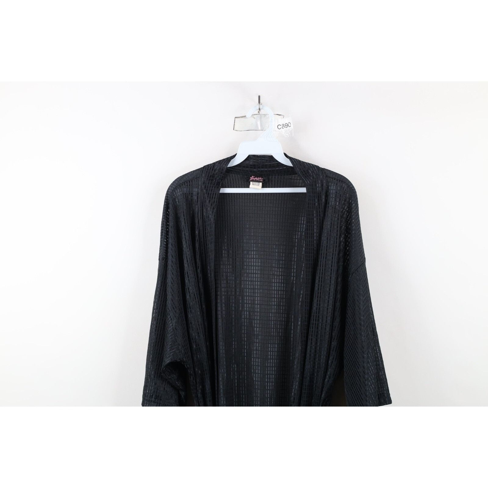 Vintage Vintage 80s 90s Fredericks of Hollywood Sheer Robe Size ONE SIZE - 2 Thumbnail