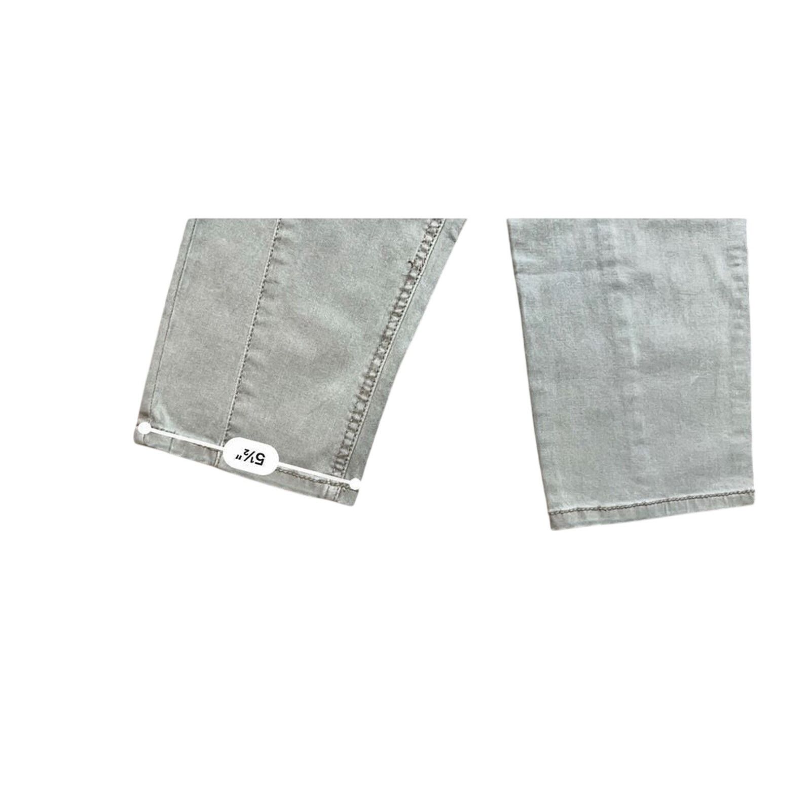 Other Soho NY&C Gray Tapered Leg Exposed Zippers Ankle Jeans 12 Size 34" / US 12 / IT 48 - 7 Thumbnail