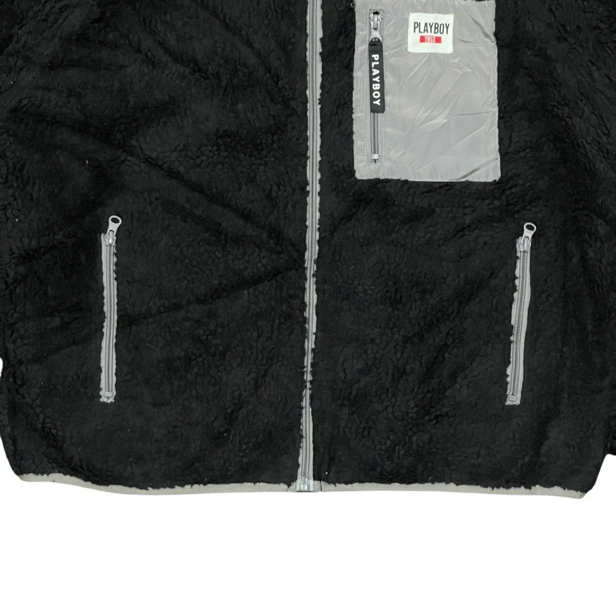 Playboy × Pleasures Y2k Playboy Bunny Japan Archival Sherpa Fleece Zip Up Jacket Size US M / EU 48-50 / 2 - 4 Thumbnail