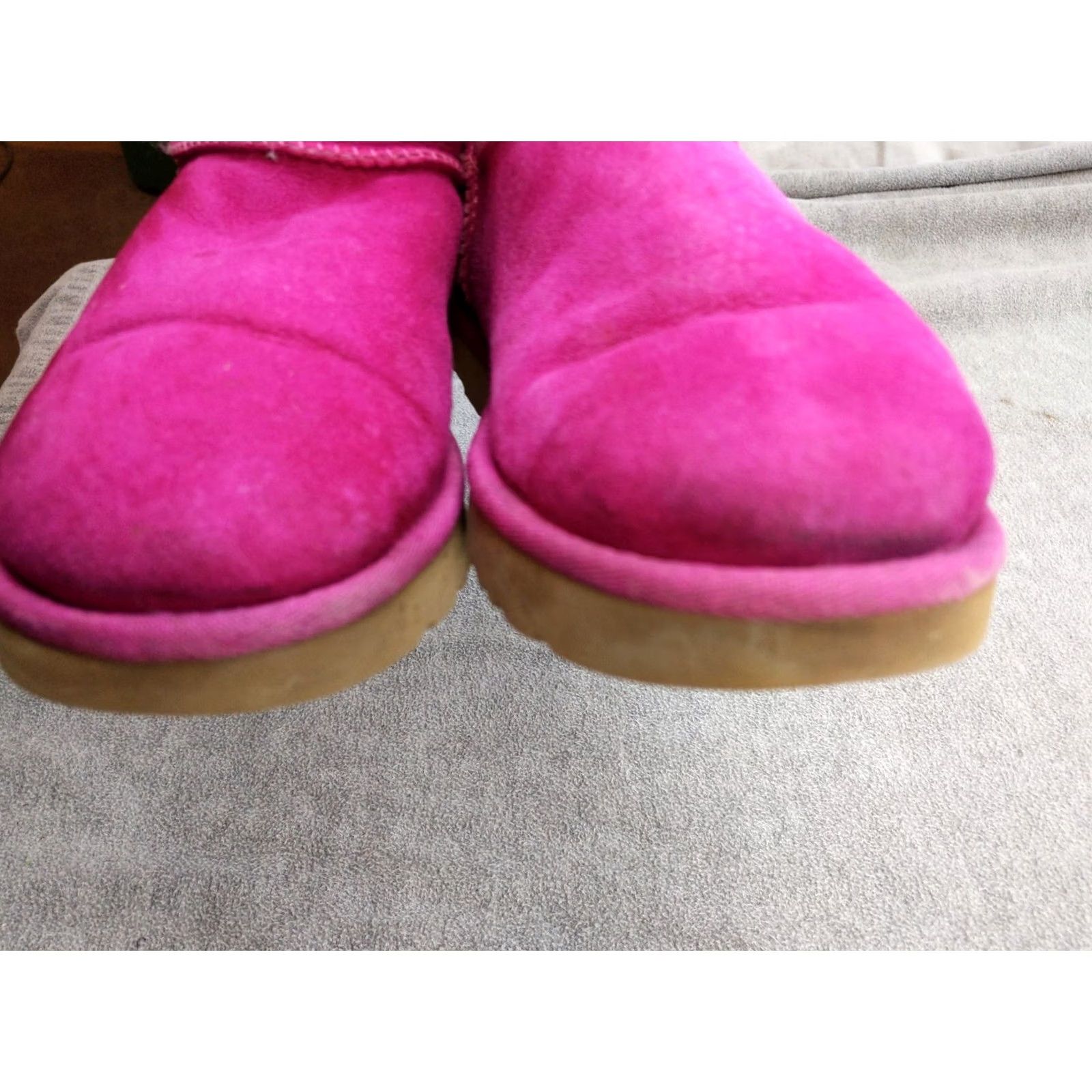 Ugg UGG Womens Boots Pink Suede Mid-Calf Shearling Pull On Winter 6 37 4 (UK) 1016223 Size US 6 / IT 36 - 5 Thumbnail