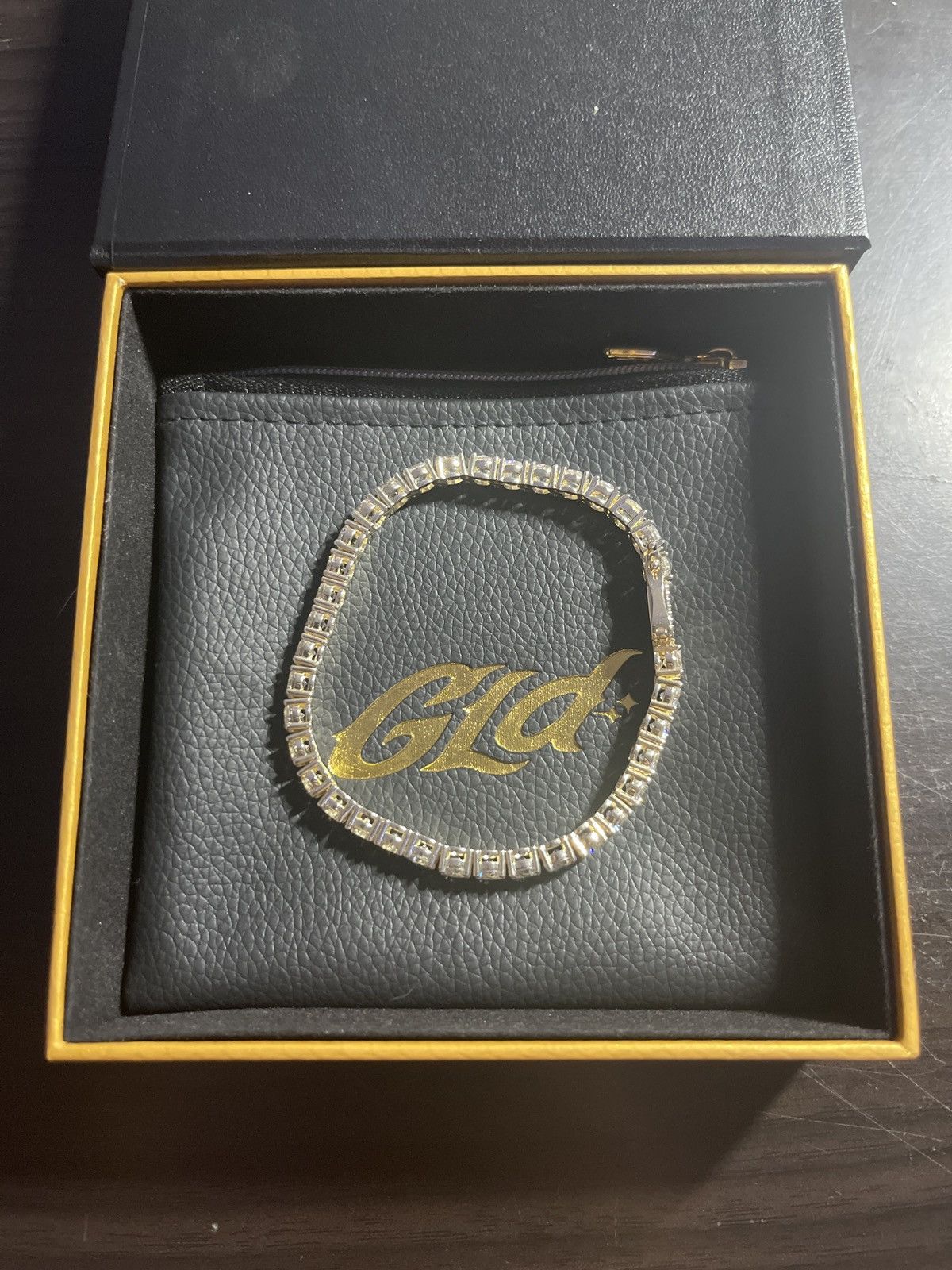 Other 5mm Tennis Bracelet in Yellow Gold Size ONE SIZE - 3 Thumbnail