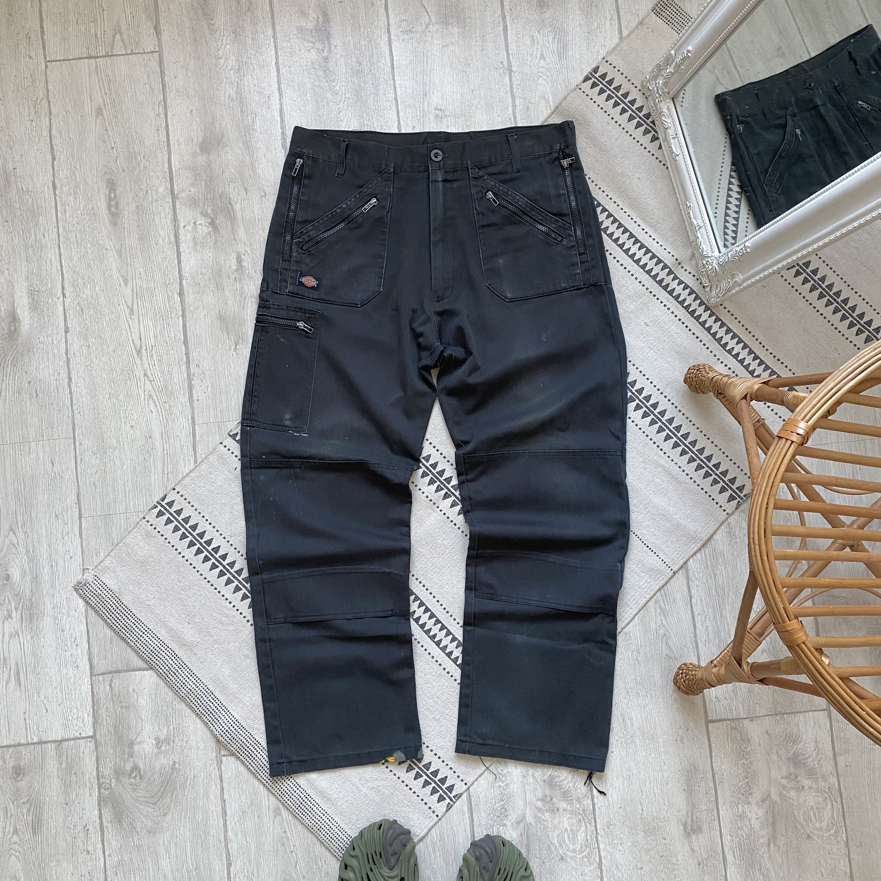 Dickies 🛠️ Vintage Dickies Distressed Work pants cargo Size US 36 / EU 52 - 1 Thumbnail