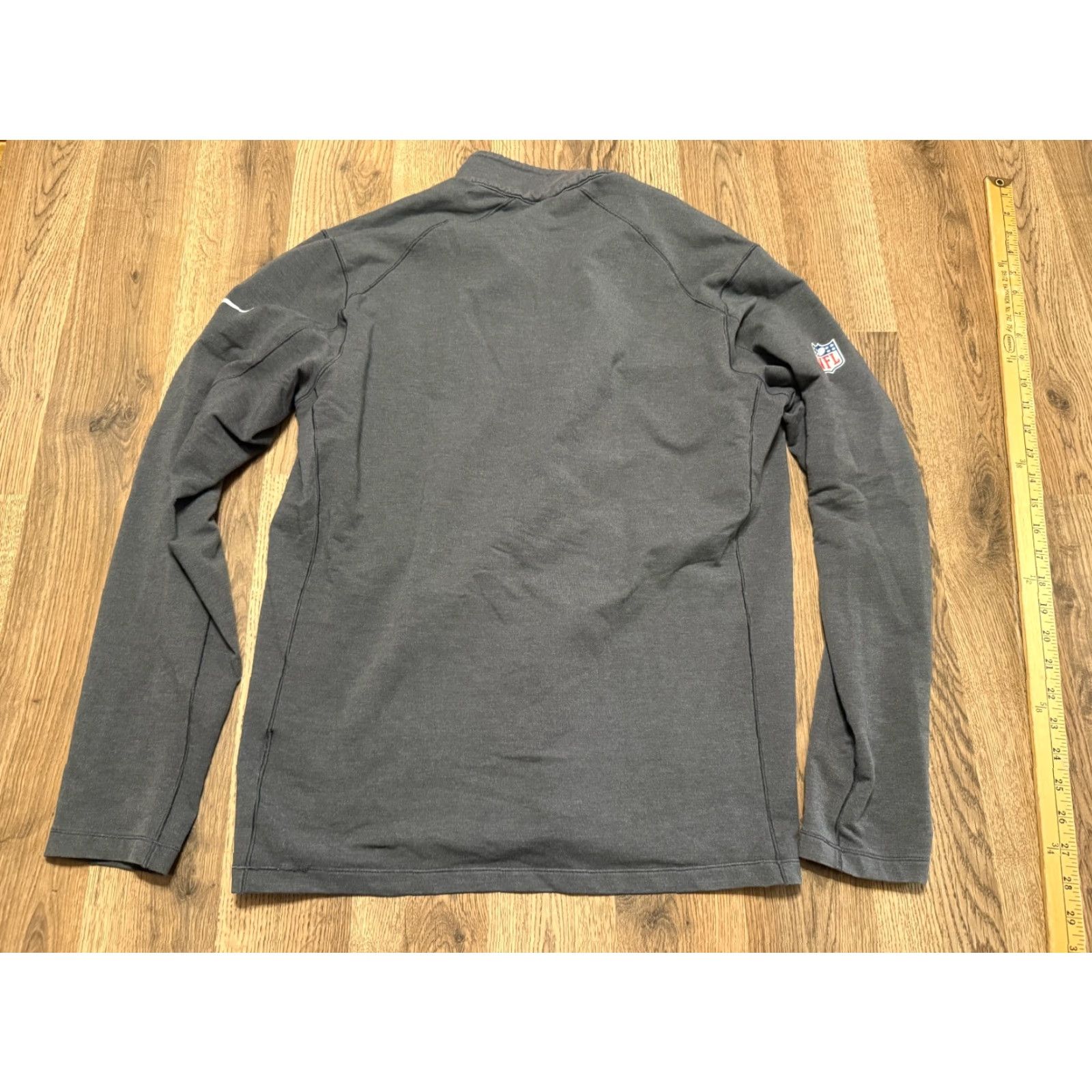 NFL NFL Nike Sweatshirt Medium Minnesota Viking Long Sleeve 1/4 Zipper Mens Cotton Polyester Gray Hoodie Pullover Sports Size US M / EU 48-50 / 2 - 2 Thumbnail