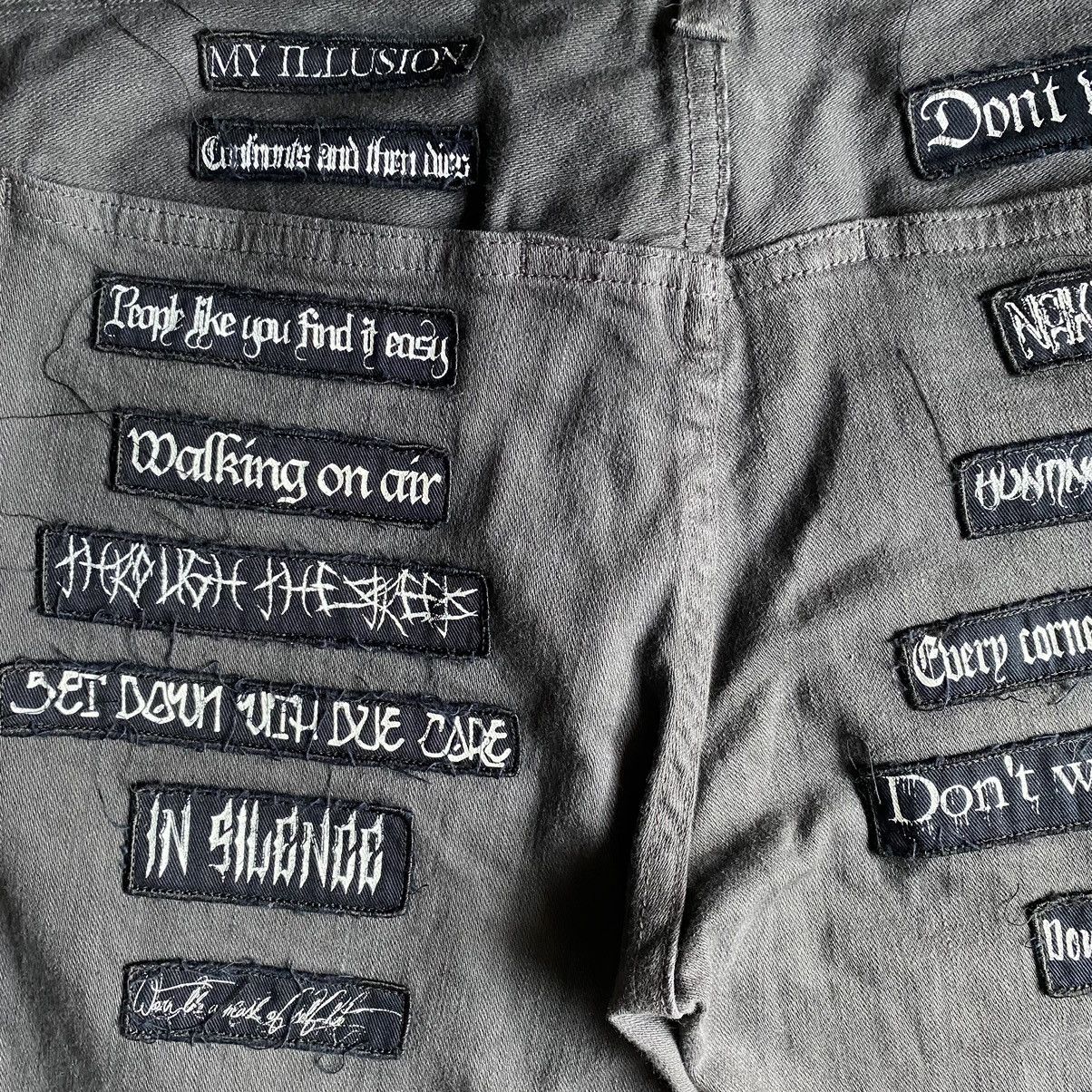 Undercover SS18 Joy Division Patch Skinny Jeans Size US 30 / EU 46 - 8 Thumbnail