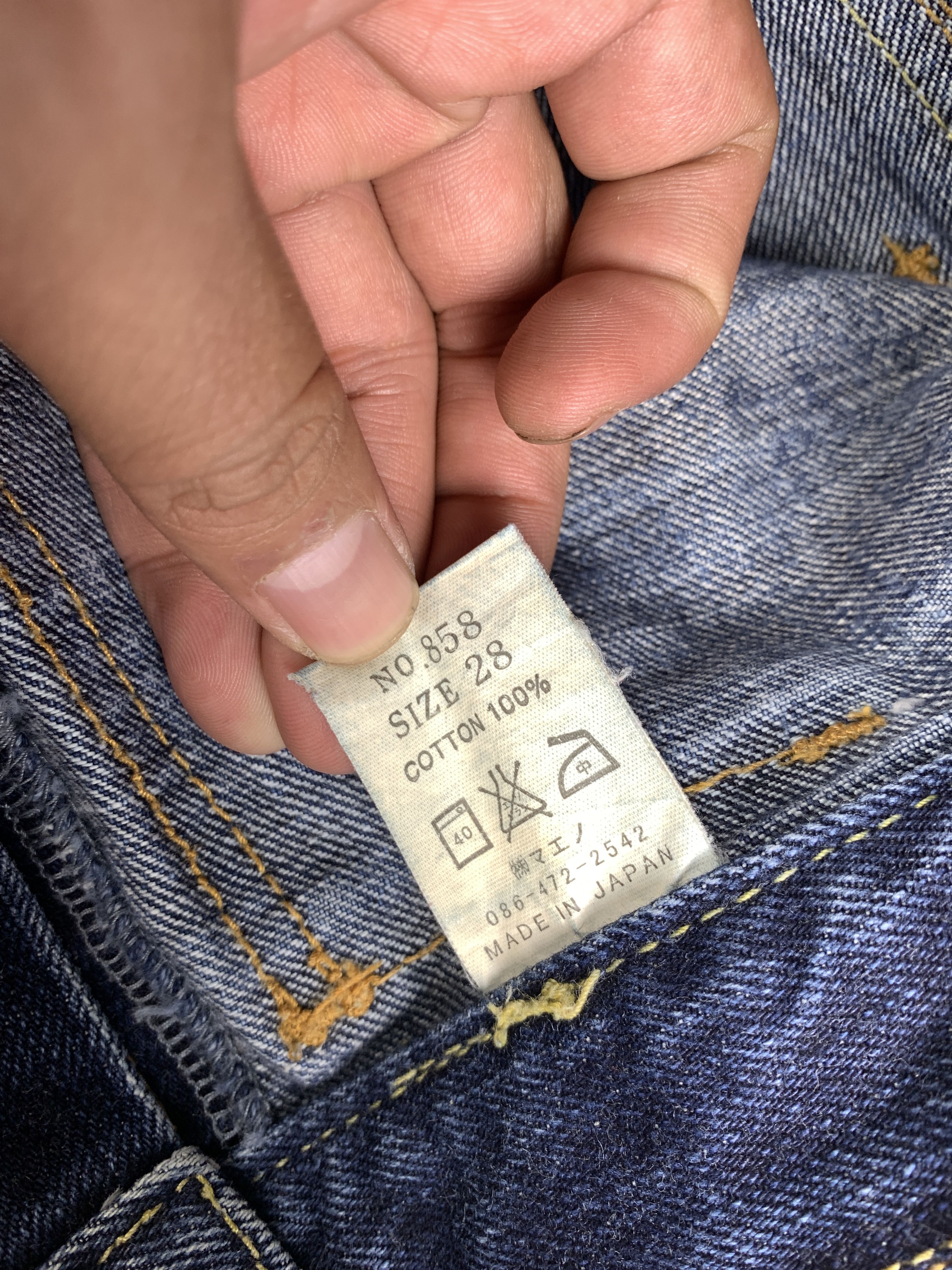 Eternal 2000s Eternal Trash Blue Selvedge Denim Jeans (28) Size 28" / US 6 / IT 42 - 8 Thumbnail