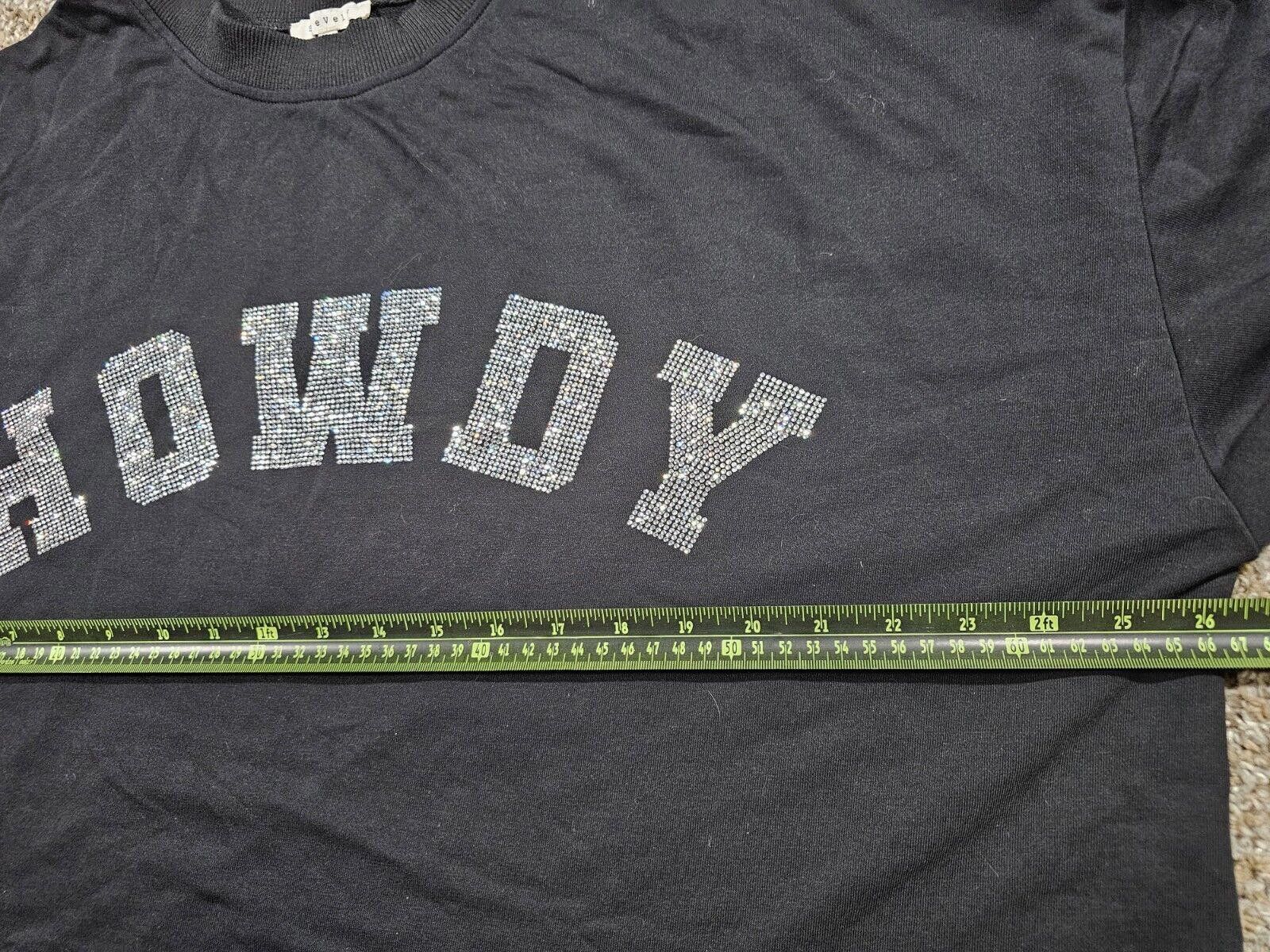 Designer Baevely 1XL Black Glamstone Howdy Cropped Sweatshirt Size XL / US 12-14 / IT 48-50 - 5 Thumbnail