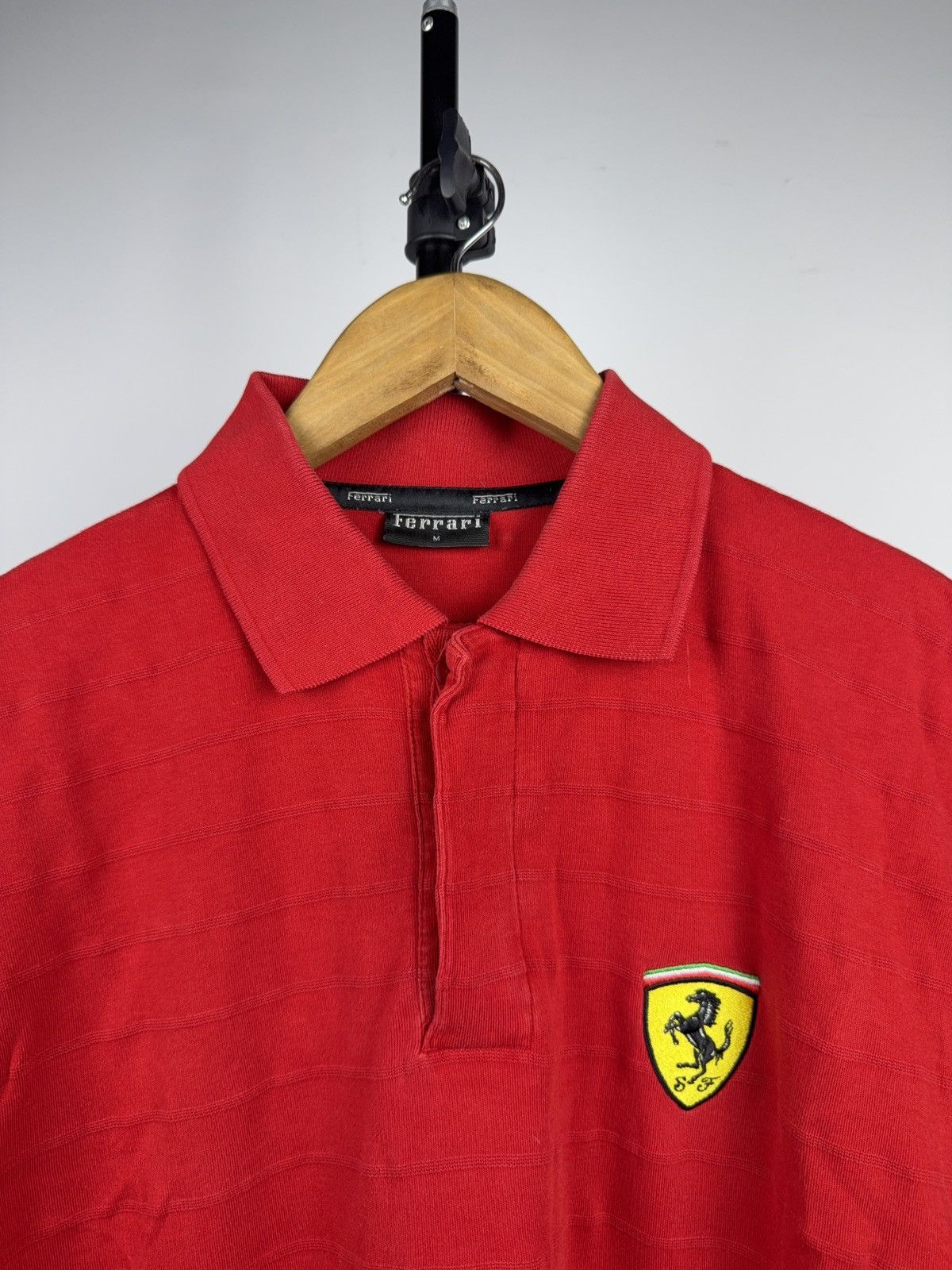 Ferrari 00s Ferrari Red Polo Shirt Vintage Scuderia Logo Embroidered Size US M / EU 48-50 / 2 - 3 Thumbnail
