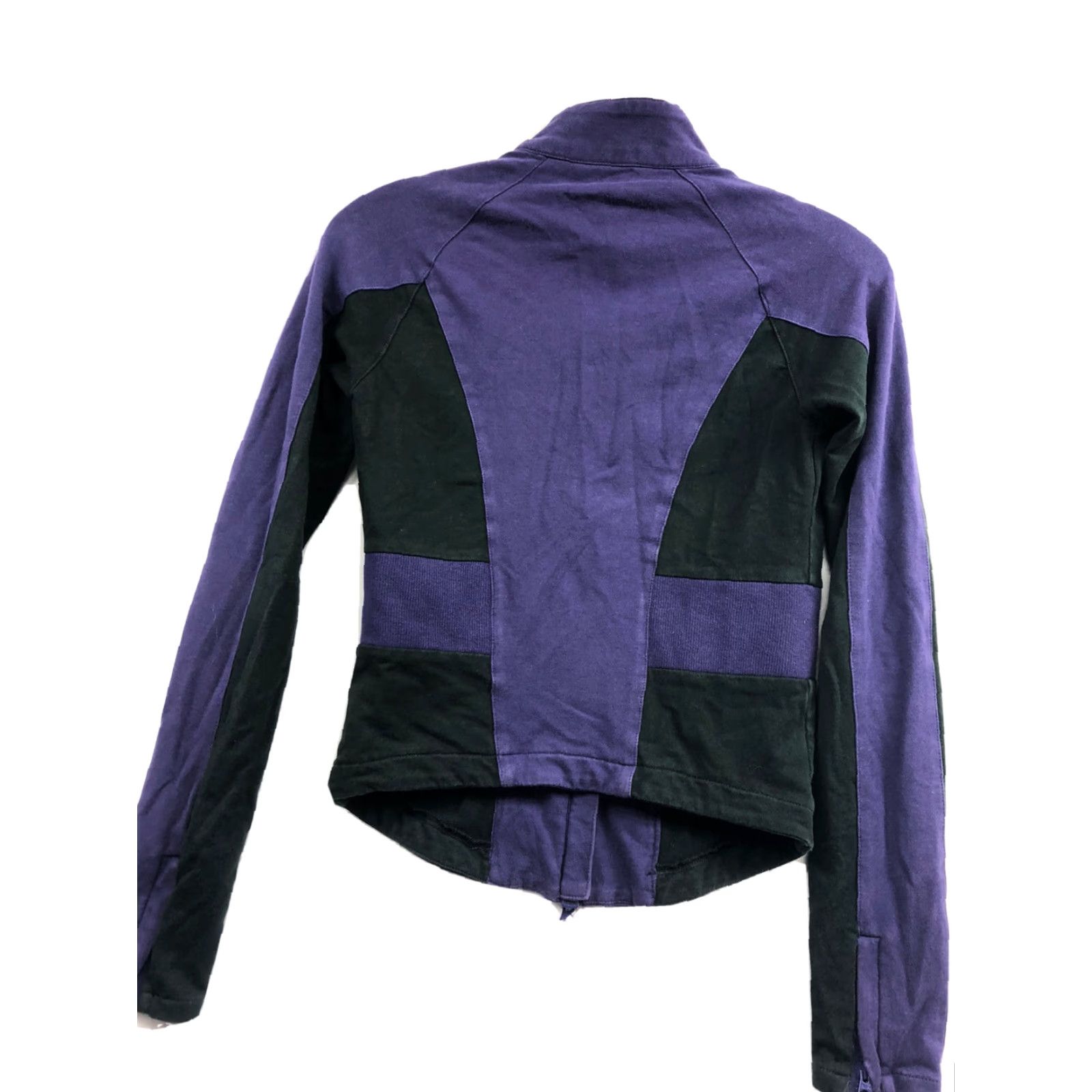 Armani Exchange Armani Exchange Jacket Women Athletic Purple Black Size Small Made In Vietnam Size S / US 4 / IT 40 - 2 Thumbnail