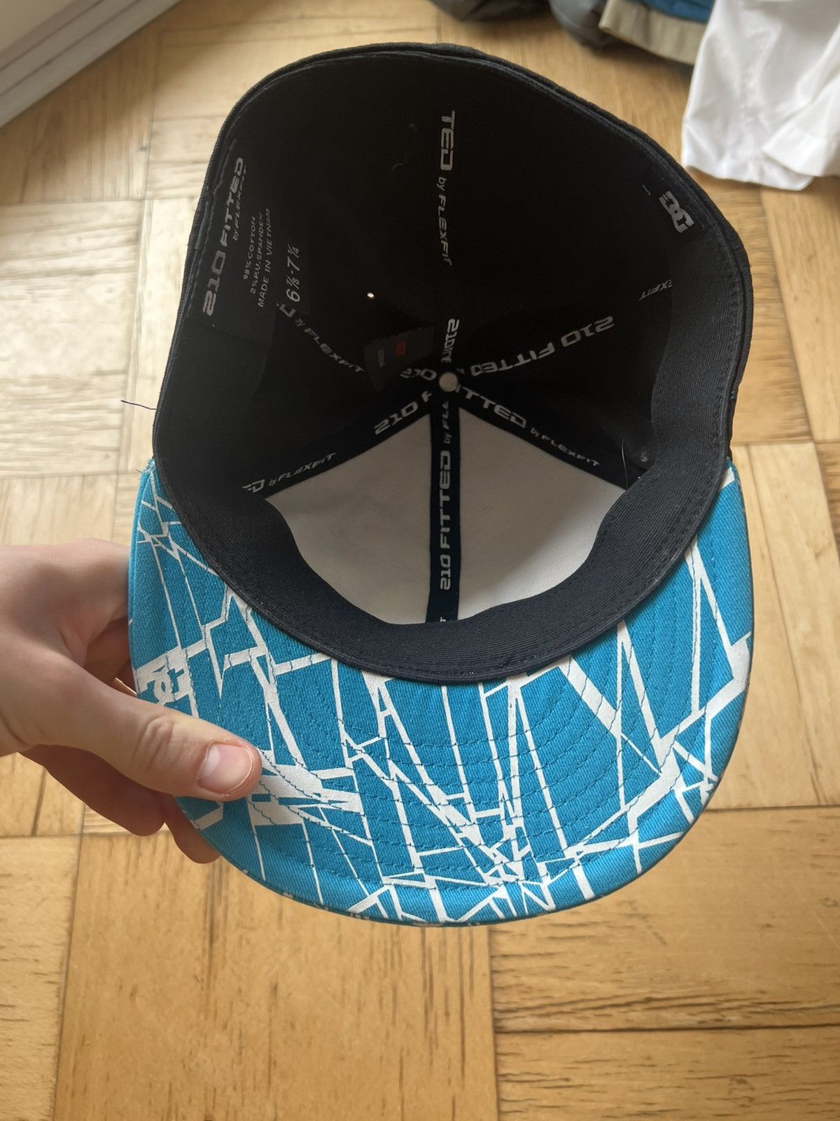 DC × Vintage Rap Blue DC Shoes Cap Size ONE SIZE - 4 Thumbnail