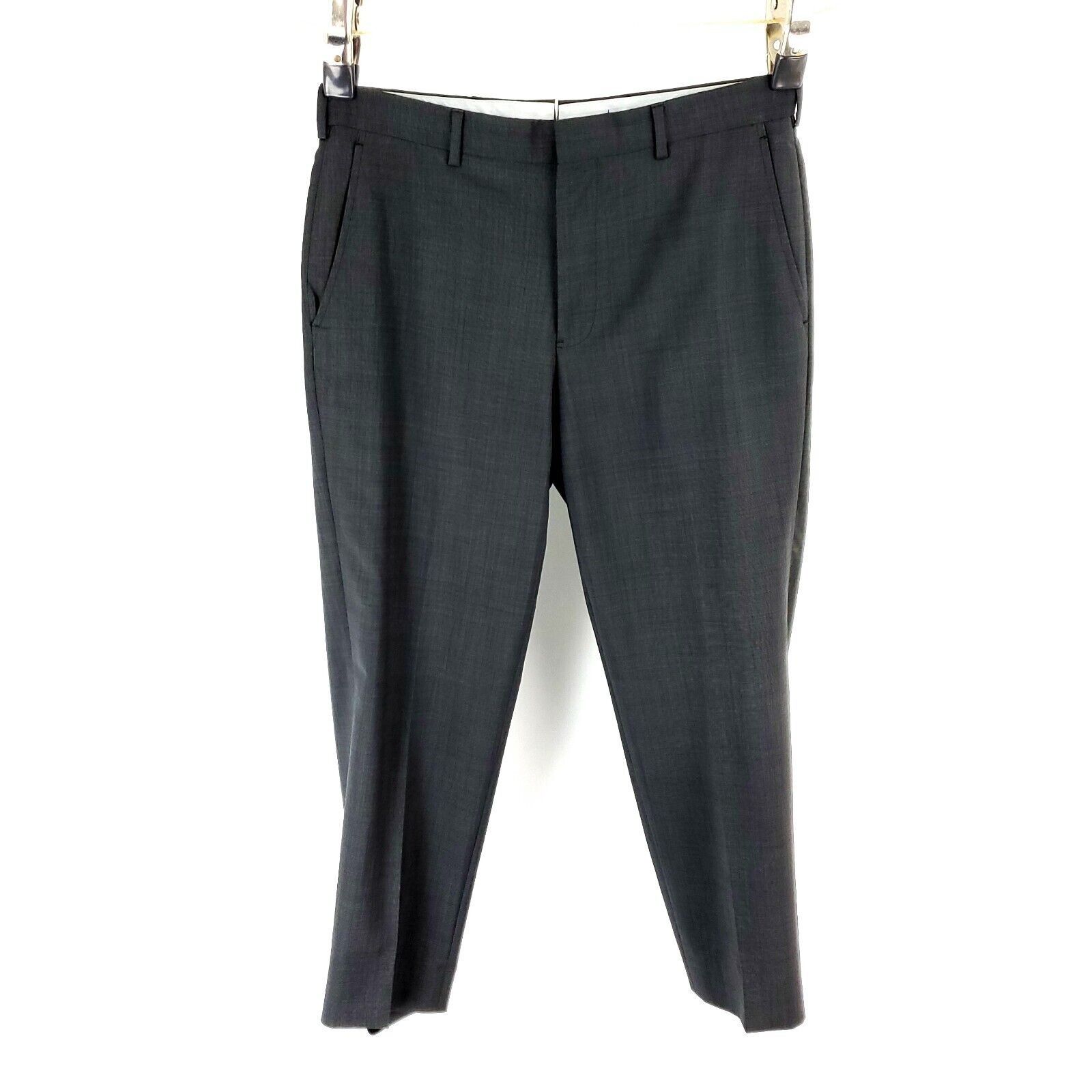 Brooks Brothers Brooks Brothers Fitzgerald Wool Mohair Dress Pants 34/29 Gra Size 34R - 6 Thumbnail