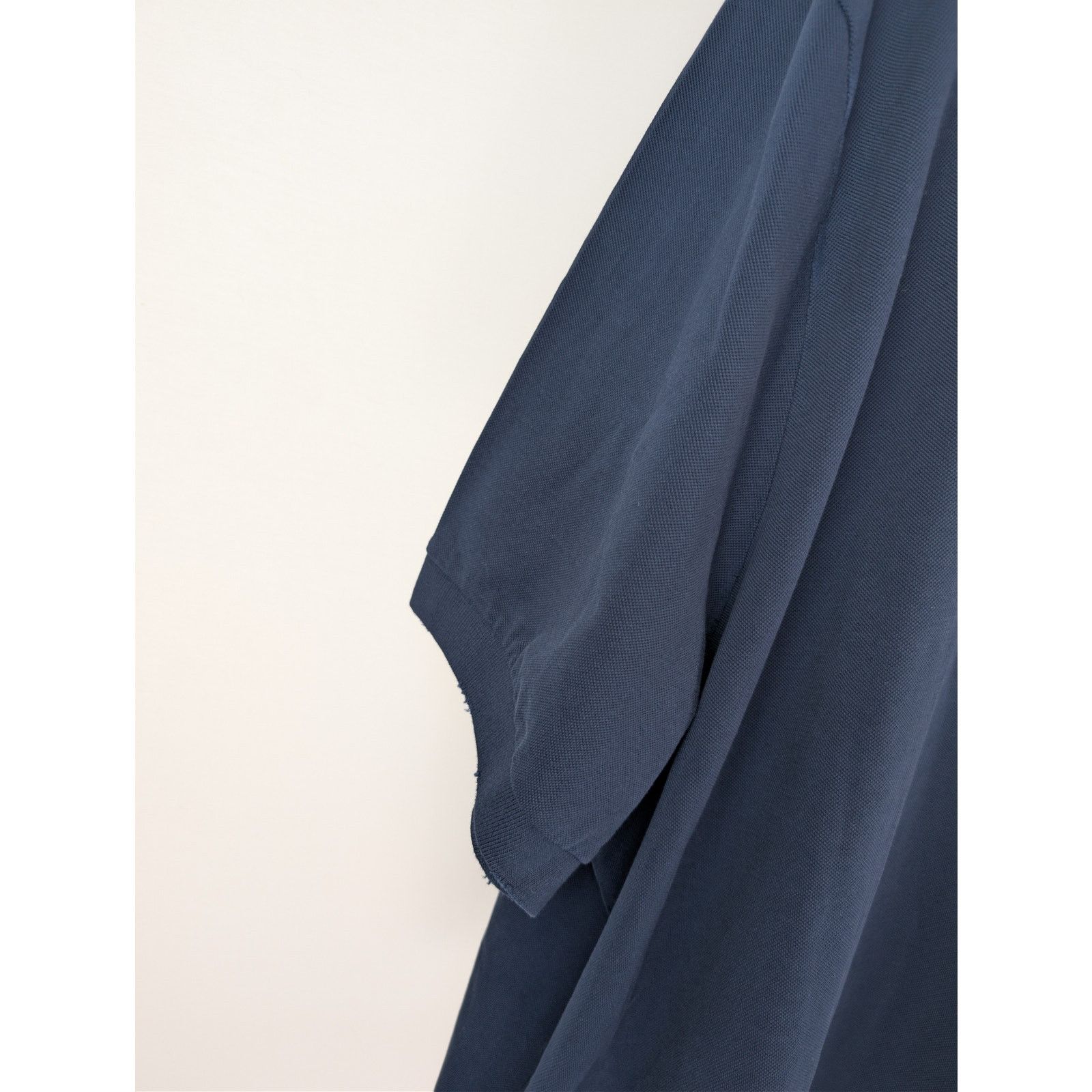 Balenciaga o1rshd1 Q:2 / Oversized Cotton Pique Polo Shirt in Navy Blue Size US XL / EU 56 / 4 - 14 Thumbnail