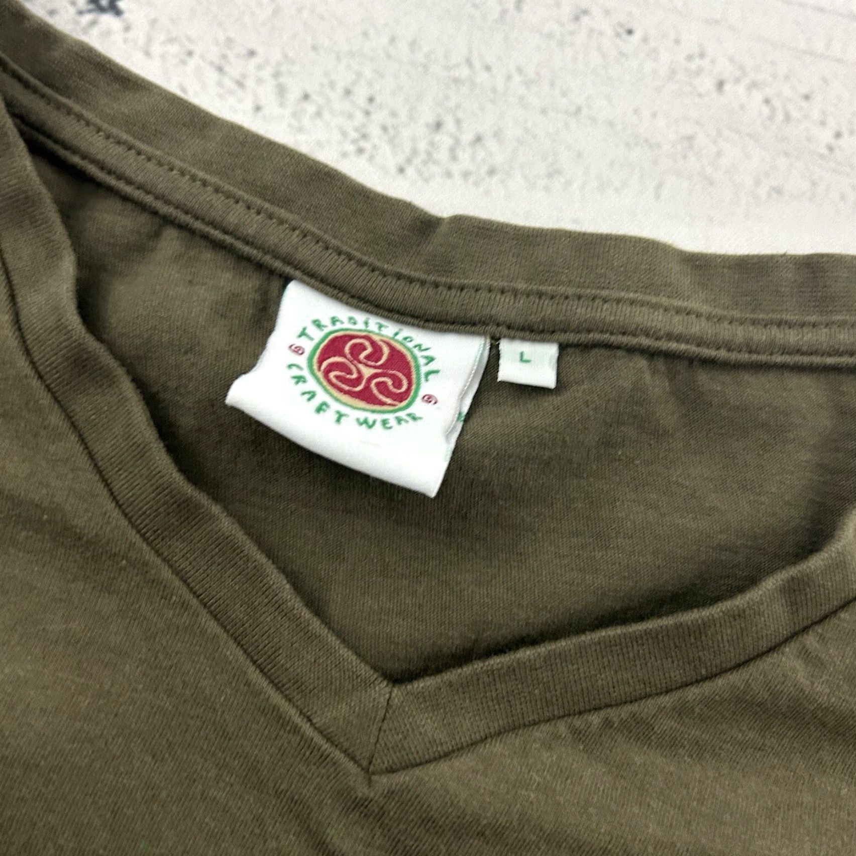 Olive Celtic Cork Short Sleeve T Shirt Women's L Olive Green Irish Celtic Cork Short Sleeve T Shirt Women L Green Size L / US 10 / IT 46 - 2 Thumbnail