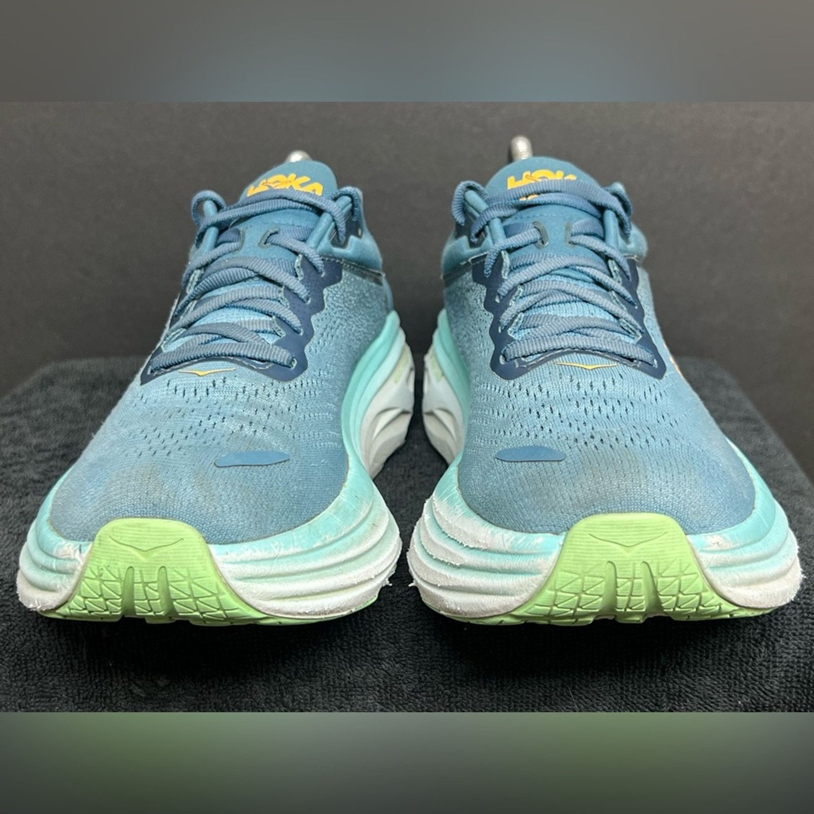Hoka Hoka One One Bondi 8 Men's Running Shoes 8.5 D Light Blue Size US 8.5 / EU 41-42 - 6 Thumbnail