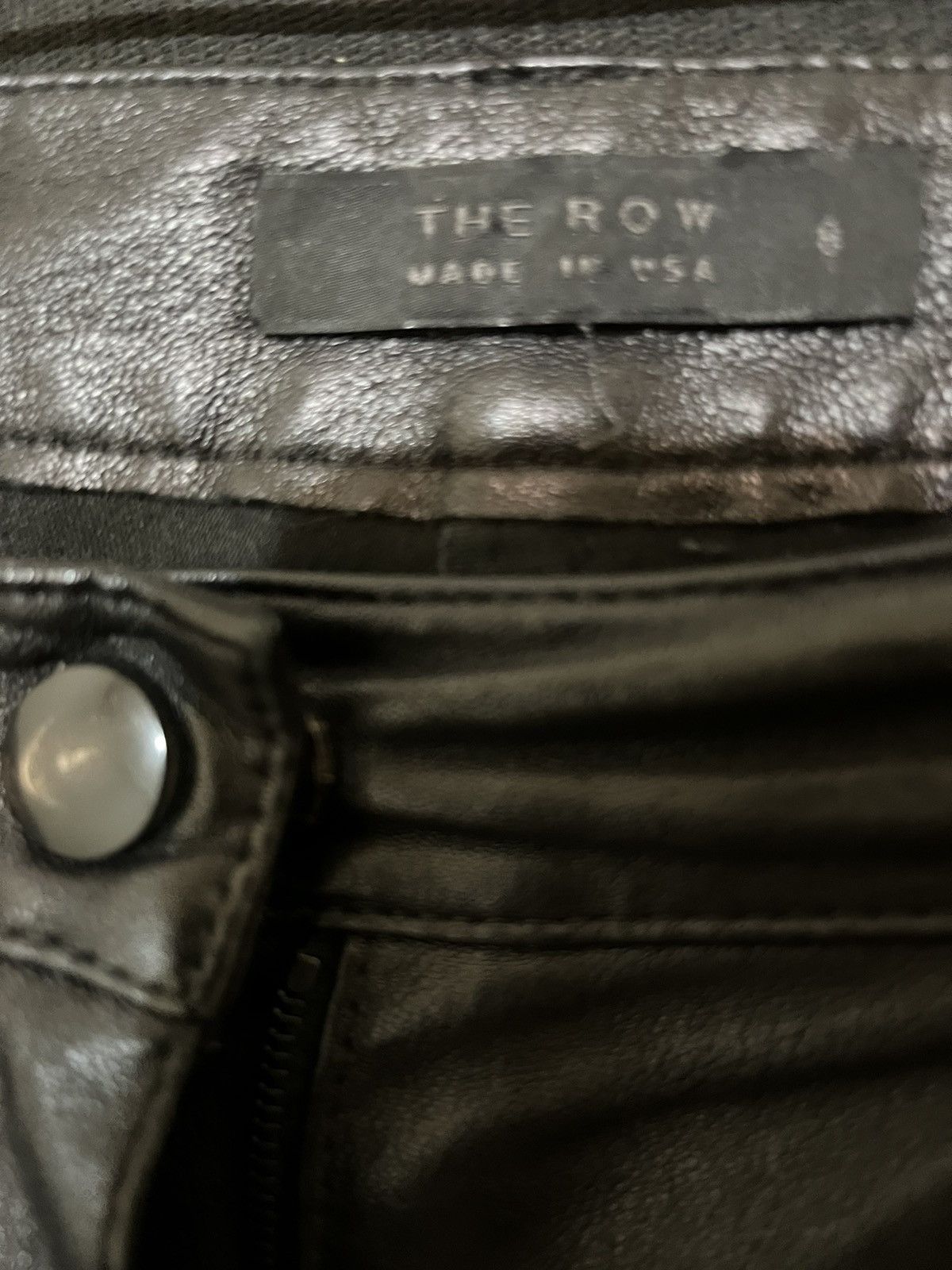 The Row The Row Black leather pants Size 30" / US 8 / IT 44 - 4 Thumbnail