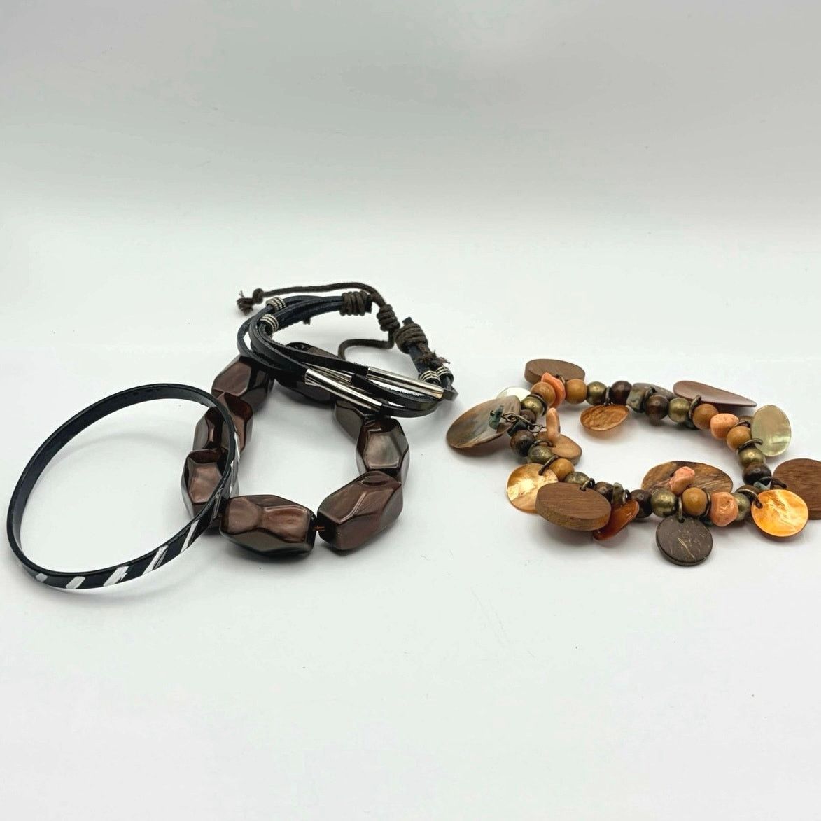 Other Brown Boho Beaded Bracelet Bundle Size ONE SIZE - 3 Thumbnail