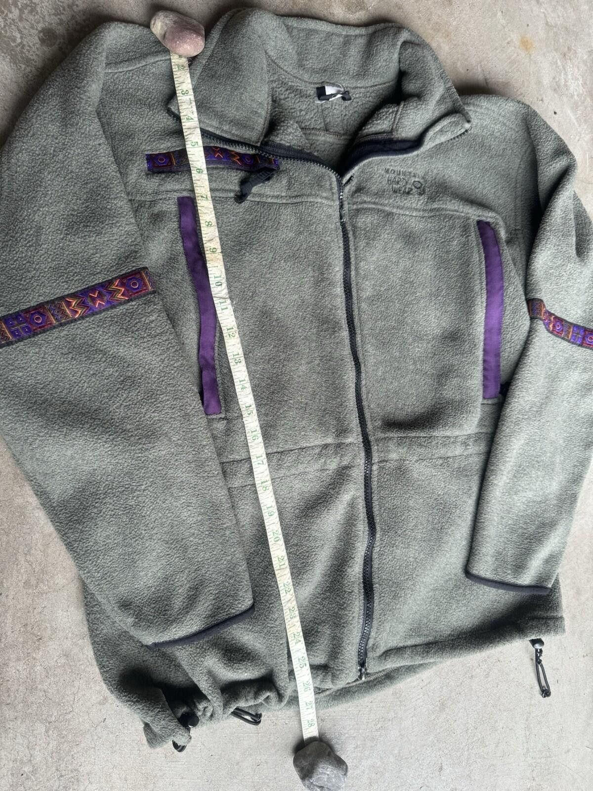 Mountain Hardwear Vtg 90s Mountain Hardwear Monkey Fleece Zip Up Jacket USA, S Size S / US 4 / IT 40 - 2 Thumbnail